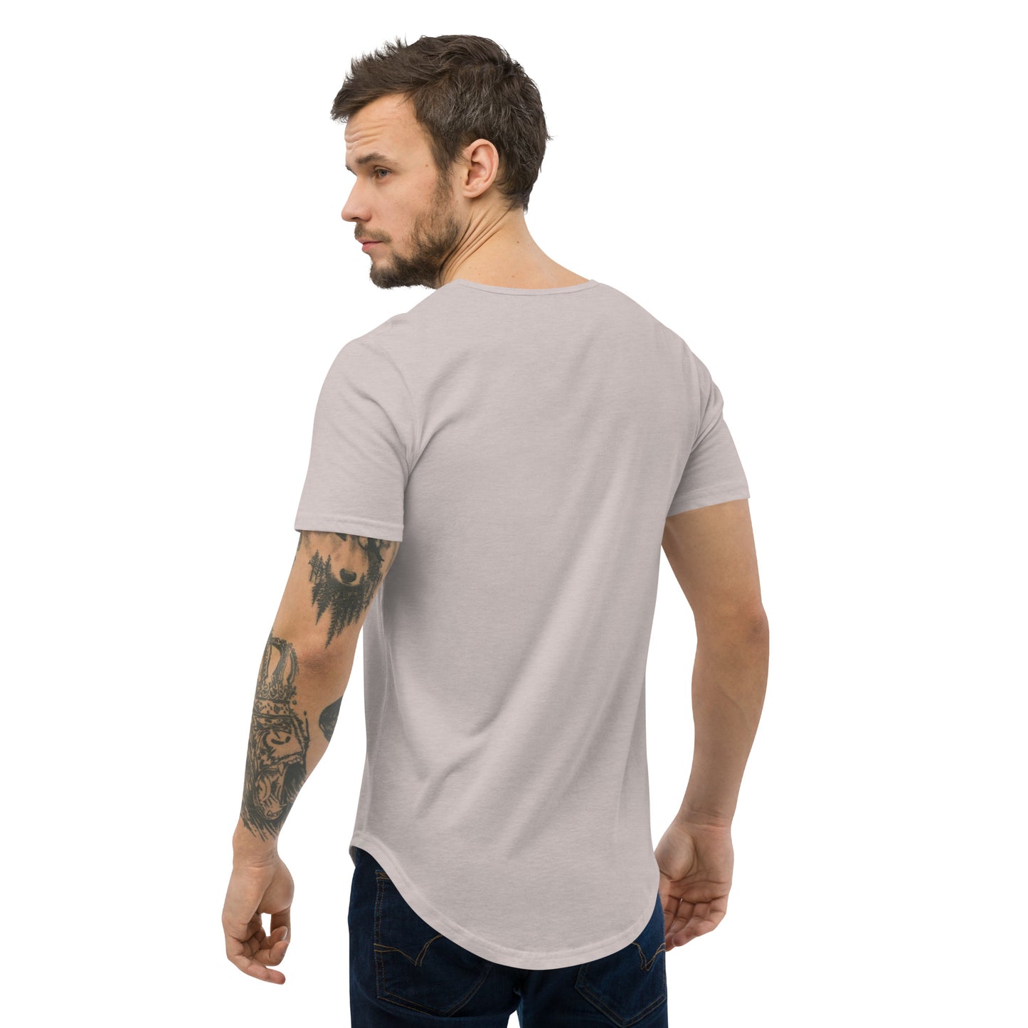 Men's Wordsearch Tee Heather Cool Grey