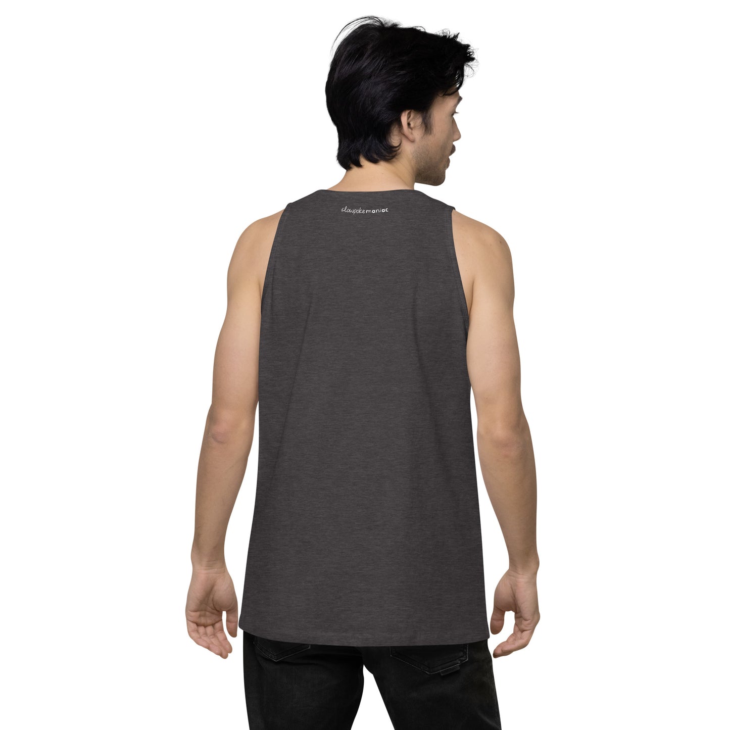 Men's Logo Tank Charcoal Heather