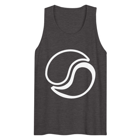 Men's Logo Tank Charcoal Heather