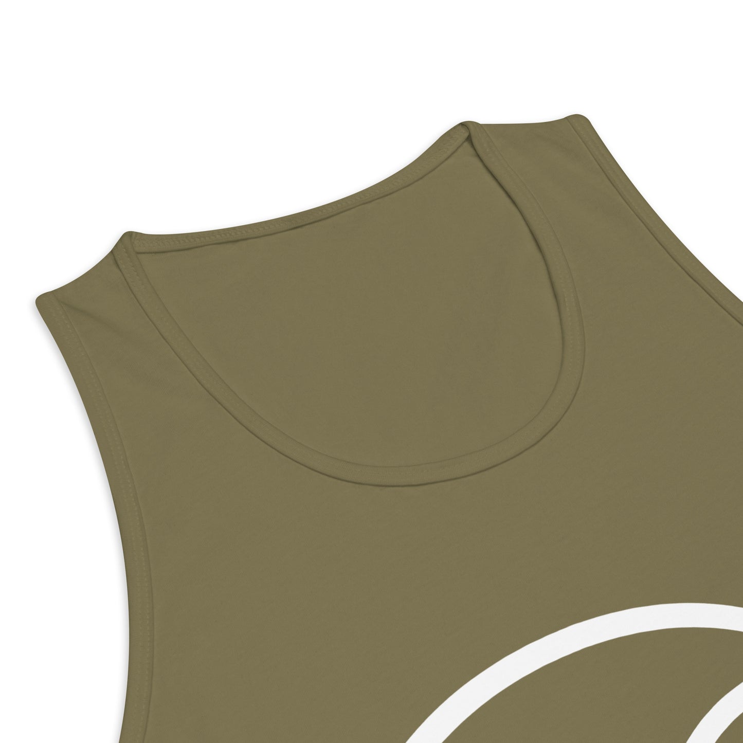 Men's Logo Tank Military Green