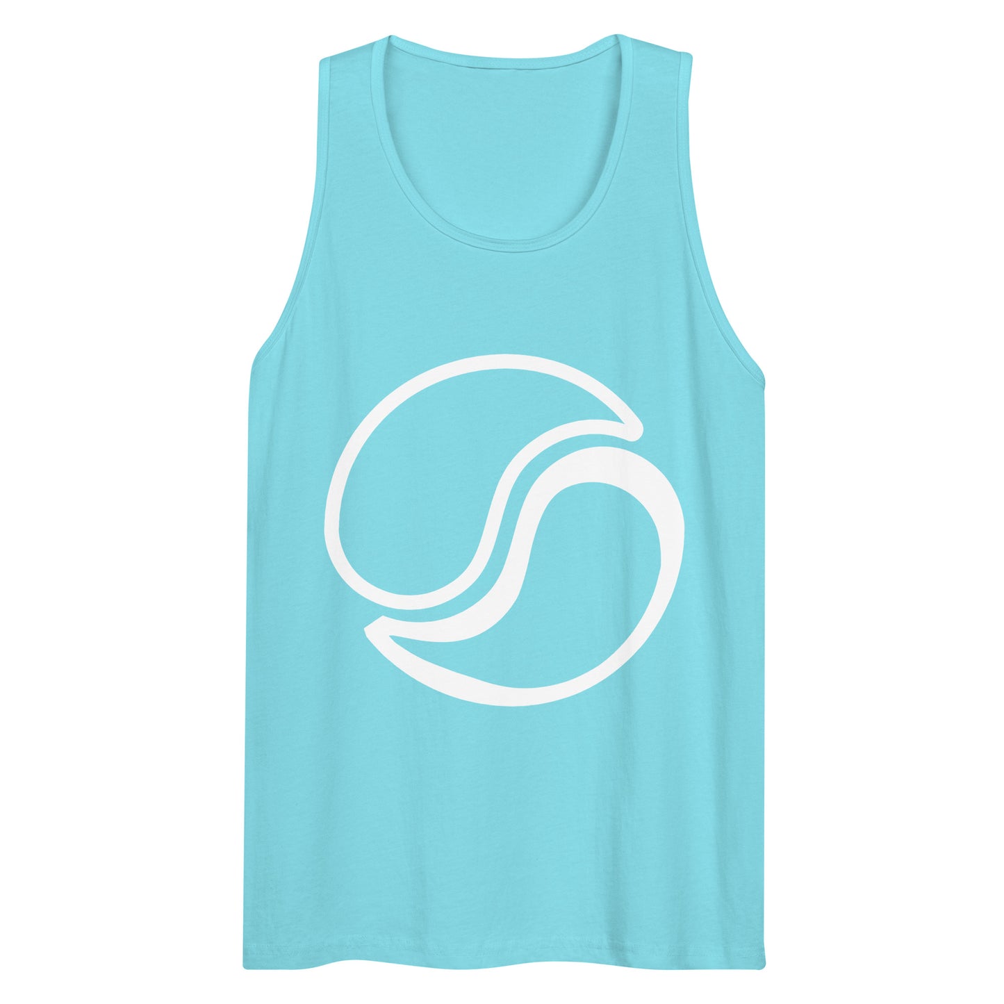Men's Logo Tank Pacific Blue