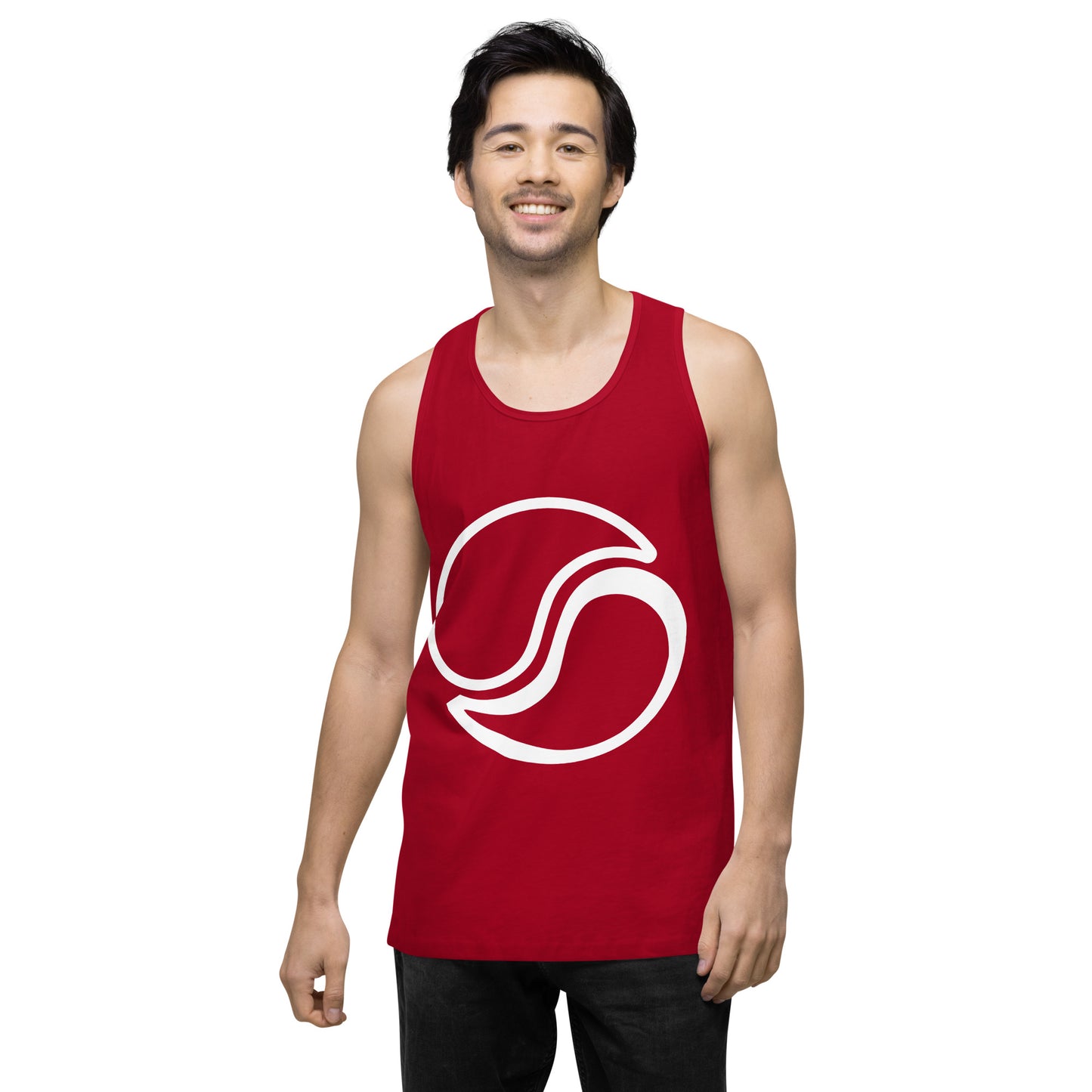 Men's Logo Tank Red