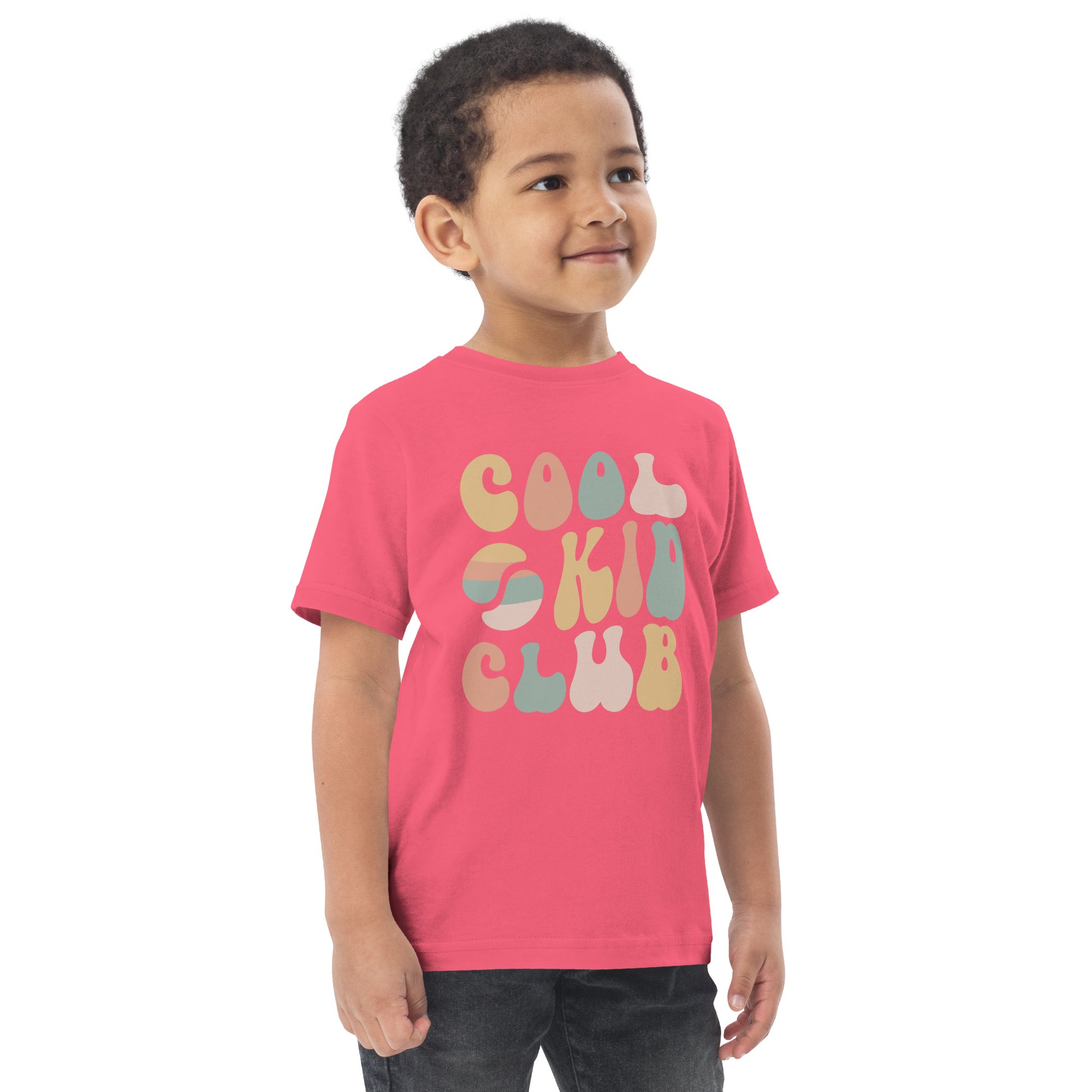 Cool Kid Club Tee (Toddler) Hot Pink