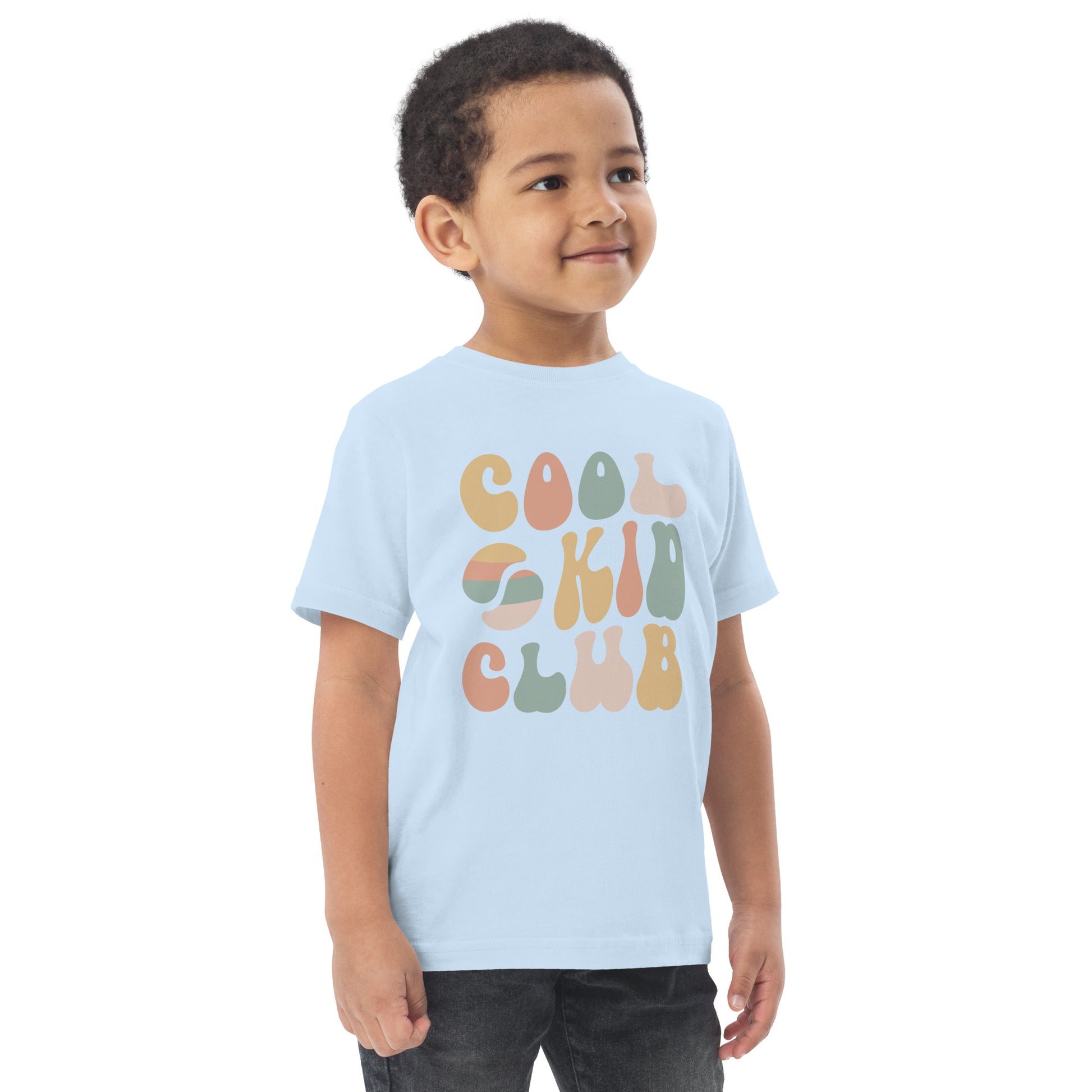 Cool Kid Club Tee (Toddler) Light Blue