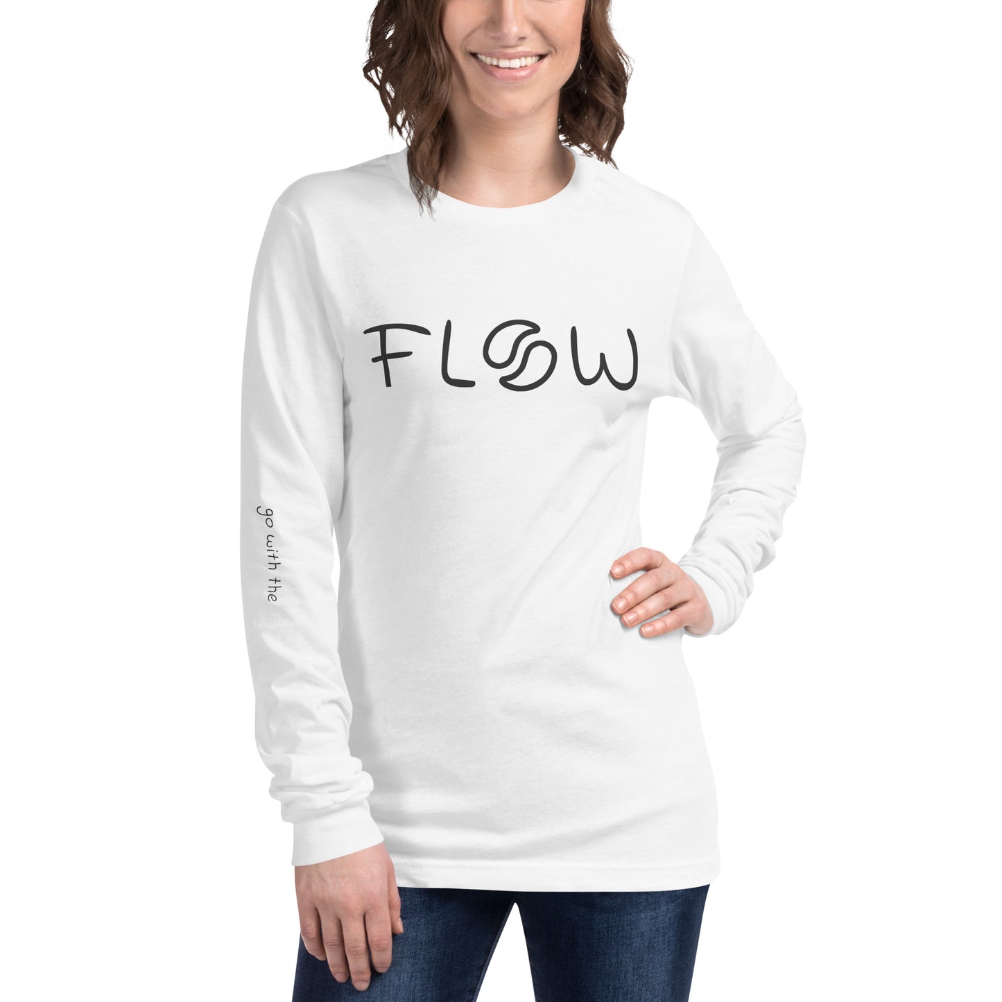 Flow Long-Sleeve Tee White
