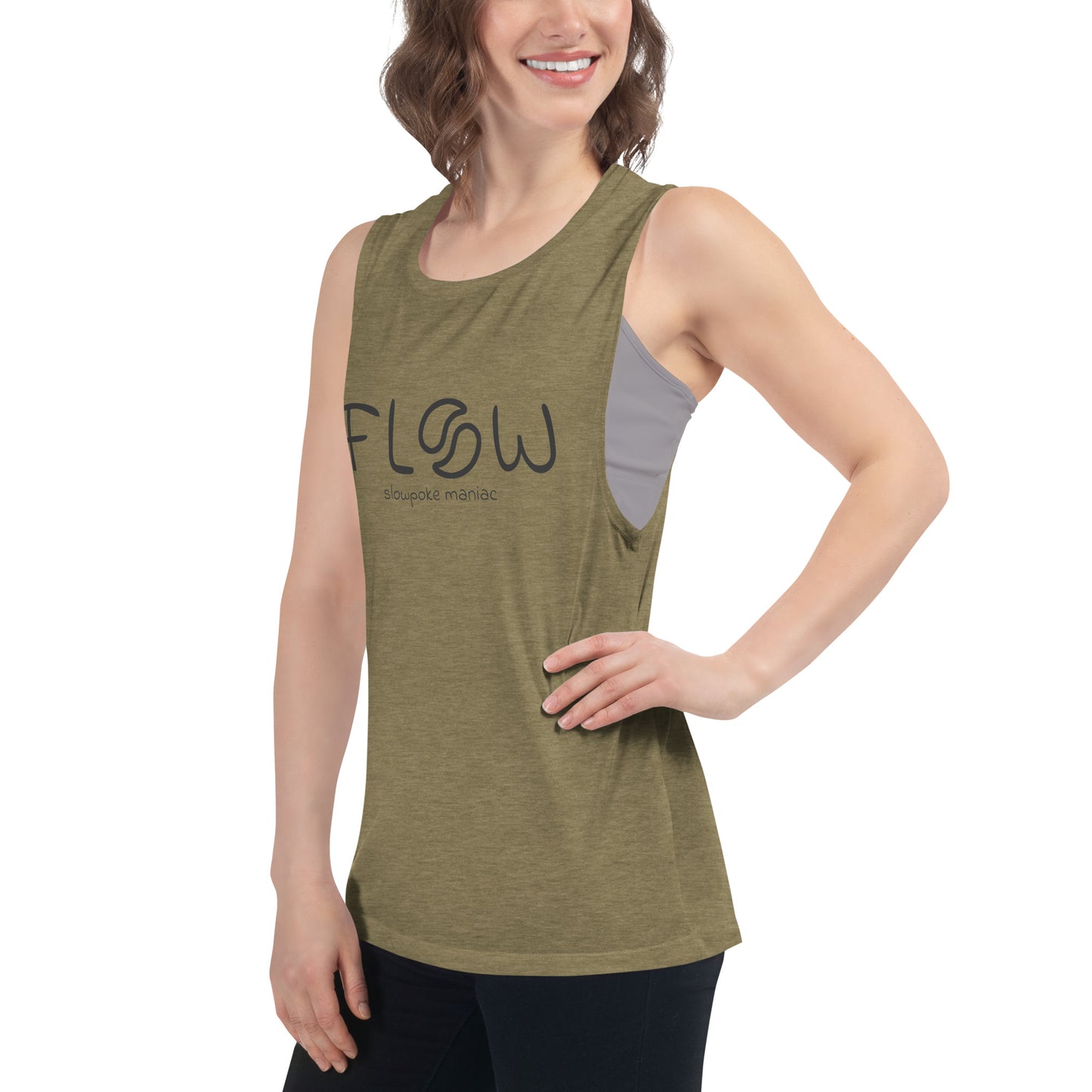 Flow Tank (Women) Heather Olive
