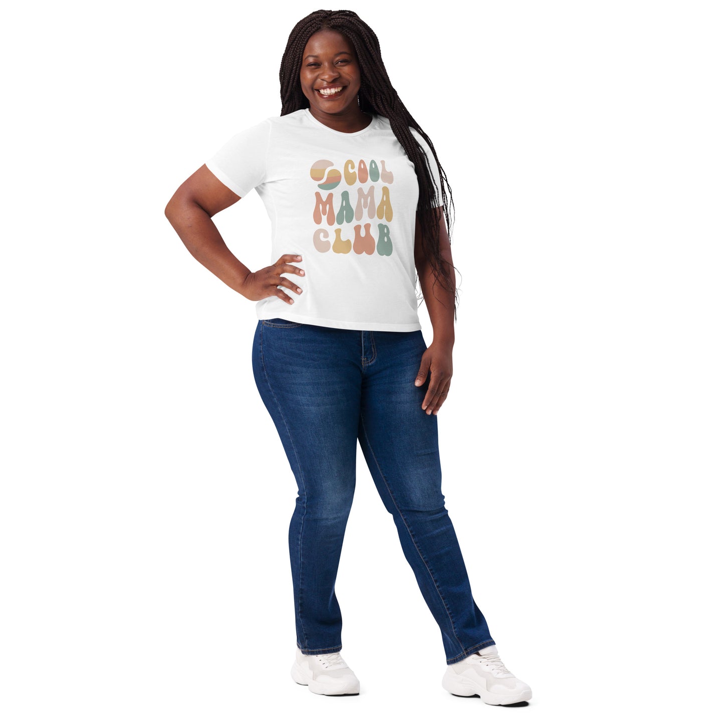 Cool Mama Club Tee Solid White Triblend
