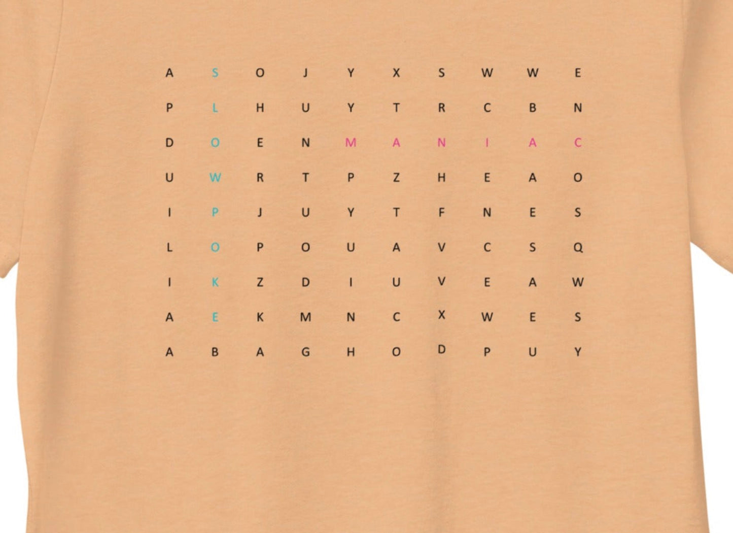 Men's Wordsearch Tee Heather Sand Dune
