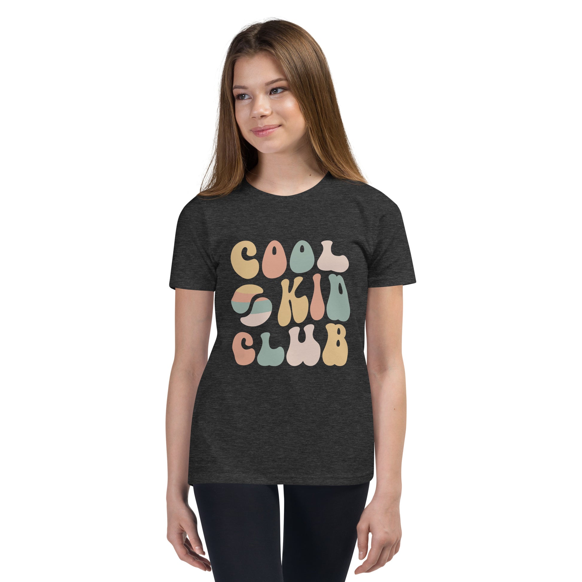 Youth Short Sleeve T-Shirt Dark Grey Heather