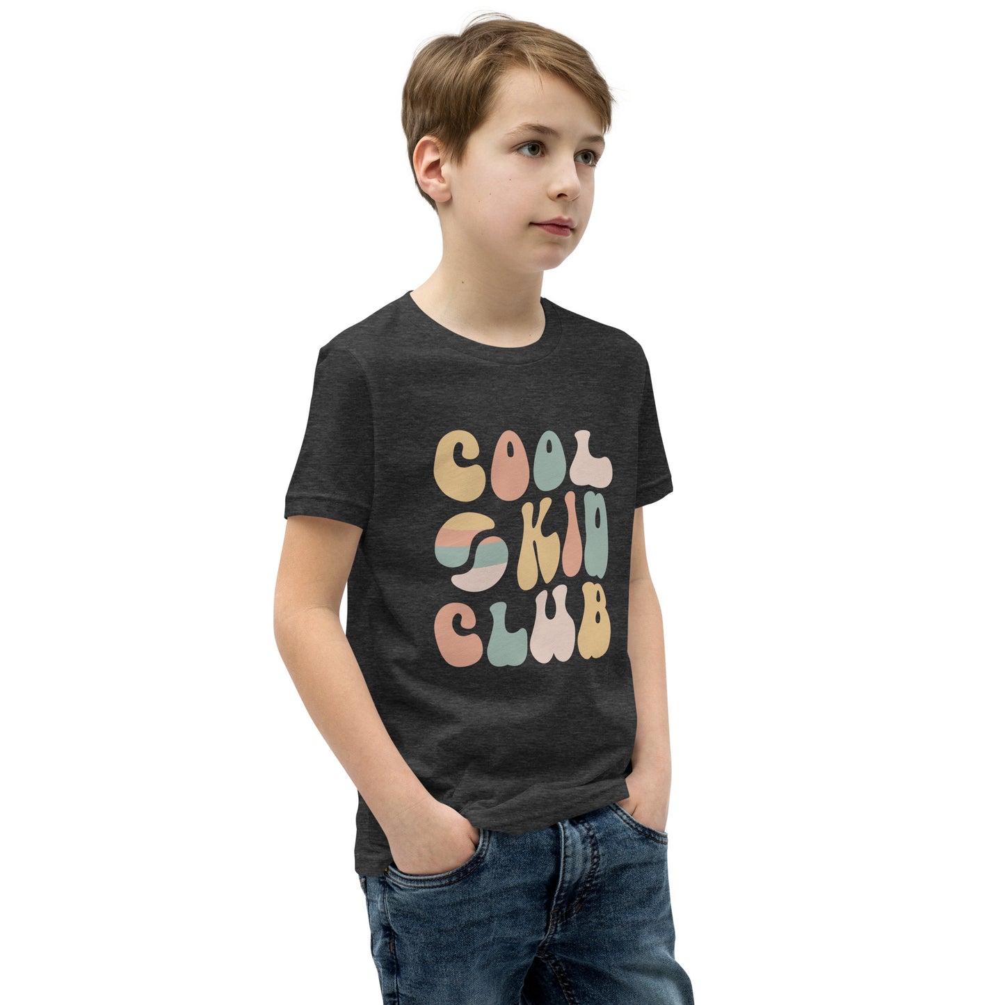 Youth Short Sleeve T-Shirt Dark Grey Heather