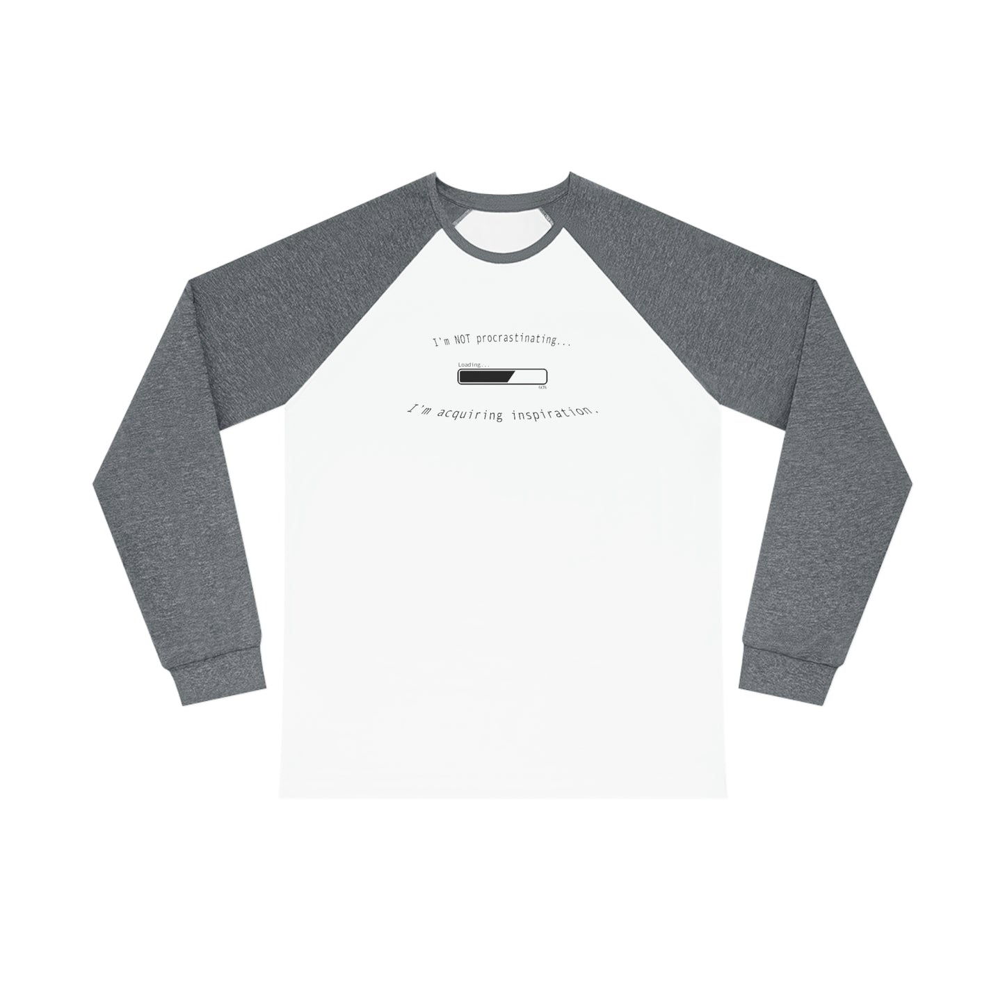 Definitely Not Procrastinating Pajamas Grey/White