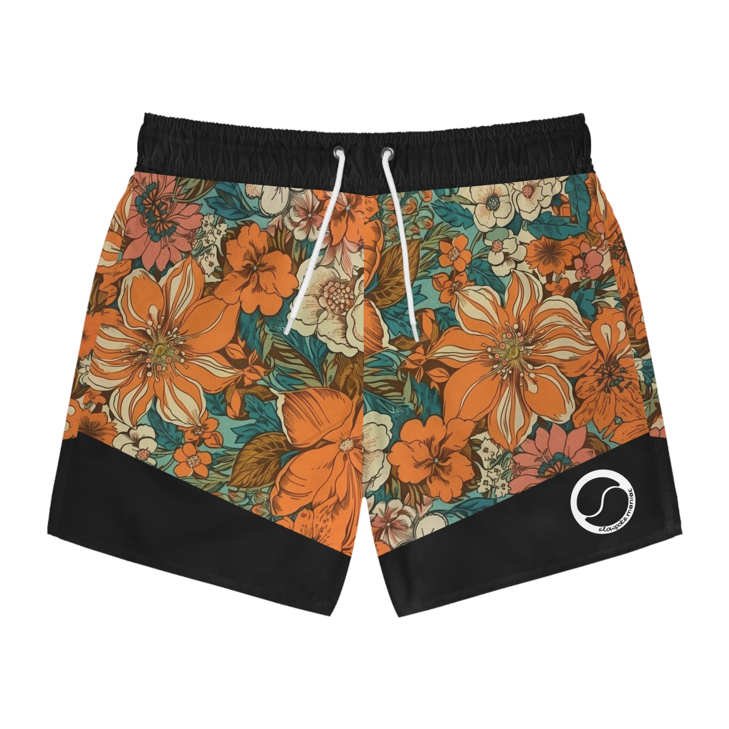 Two-Tone Vacationeer Trunks Black