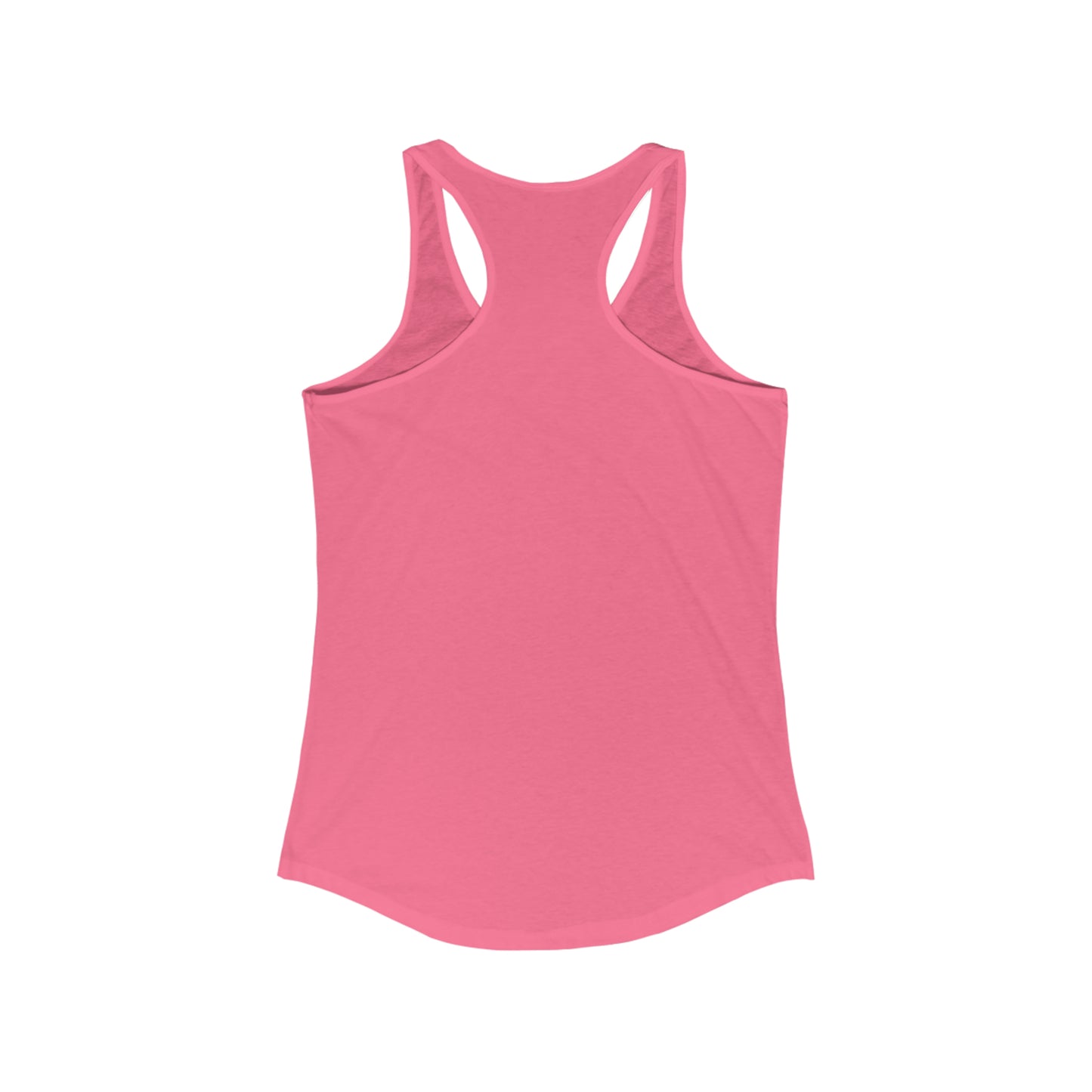 Women's Racerback Logo Tank Solid Hot Pink