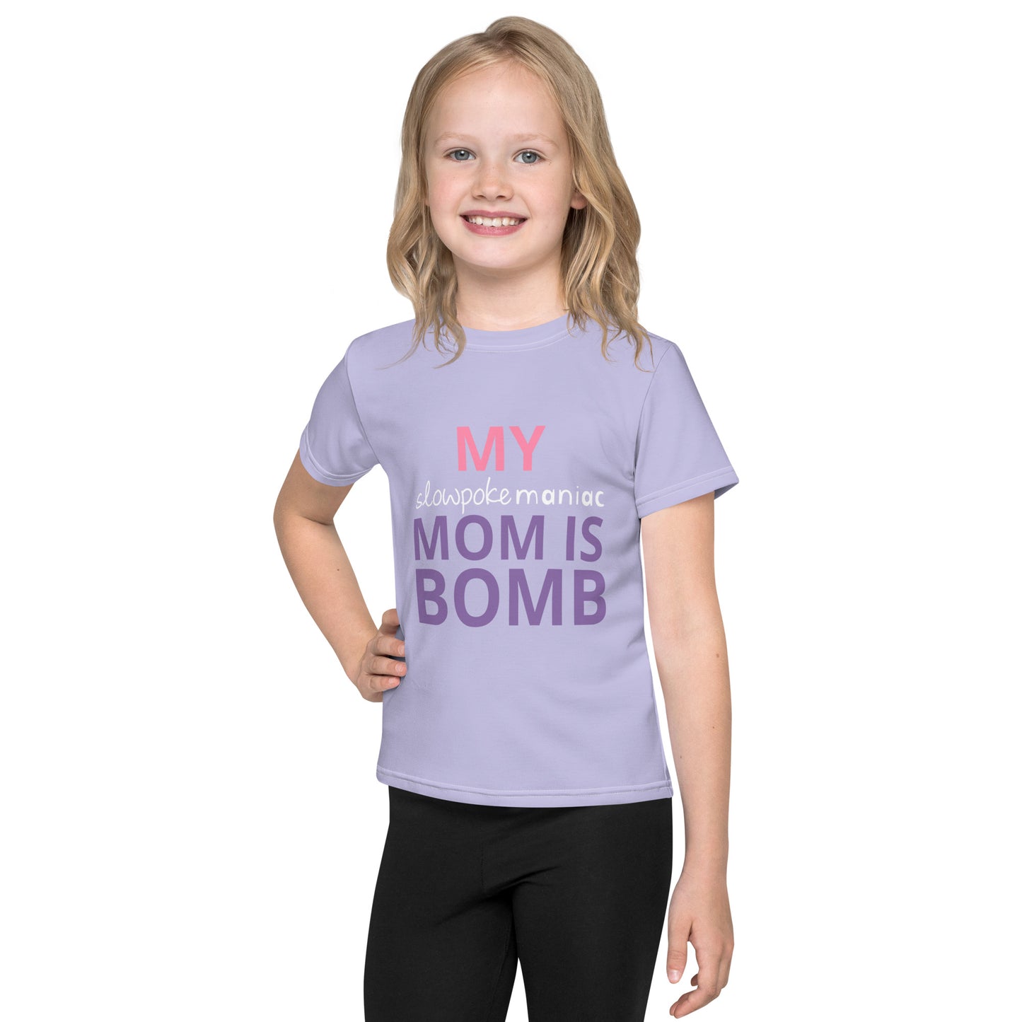 "Mom is Bomb" Kids Crew Neck Tee