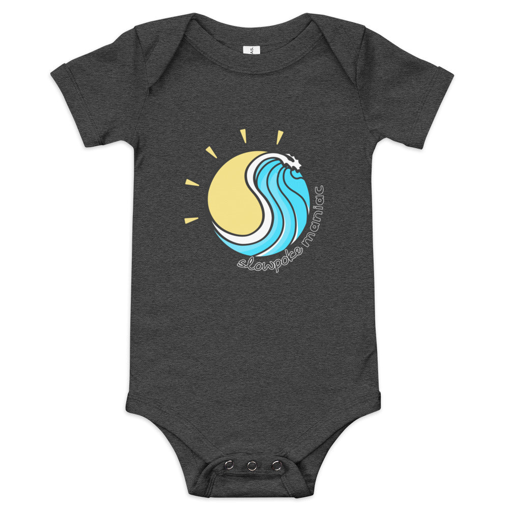 BeachLife Baby Onesie Dark Grey Heather