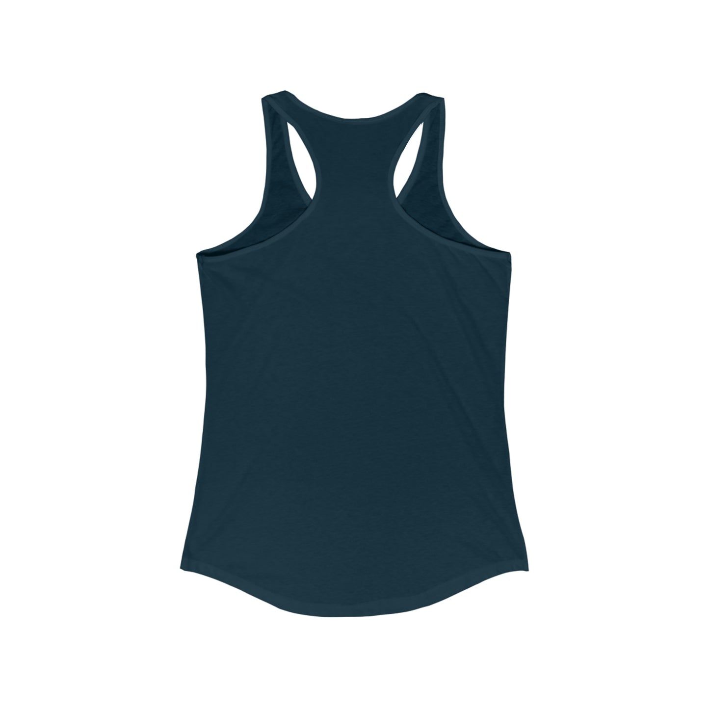 Women's Racerback Logo Tank Solid Midnight Navy