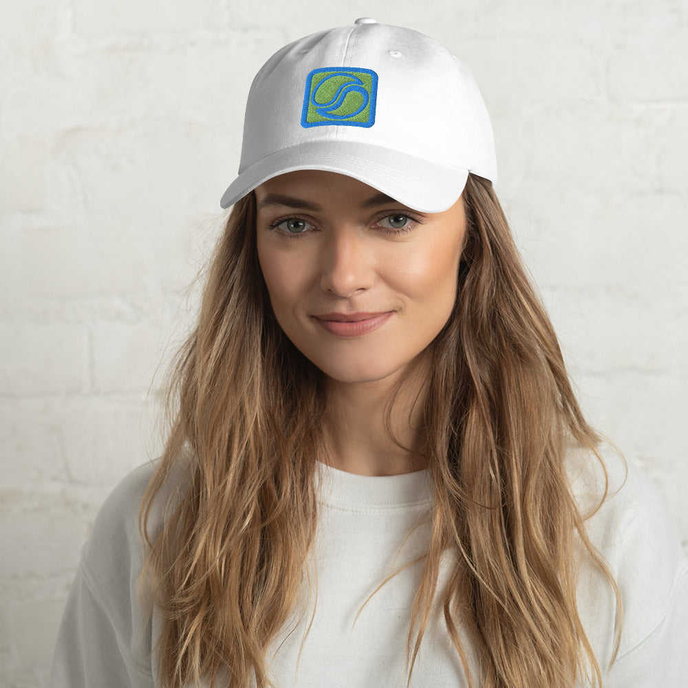 Blue 65 Cap White