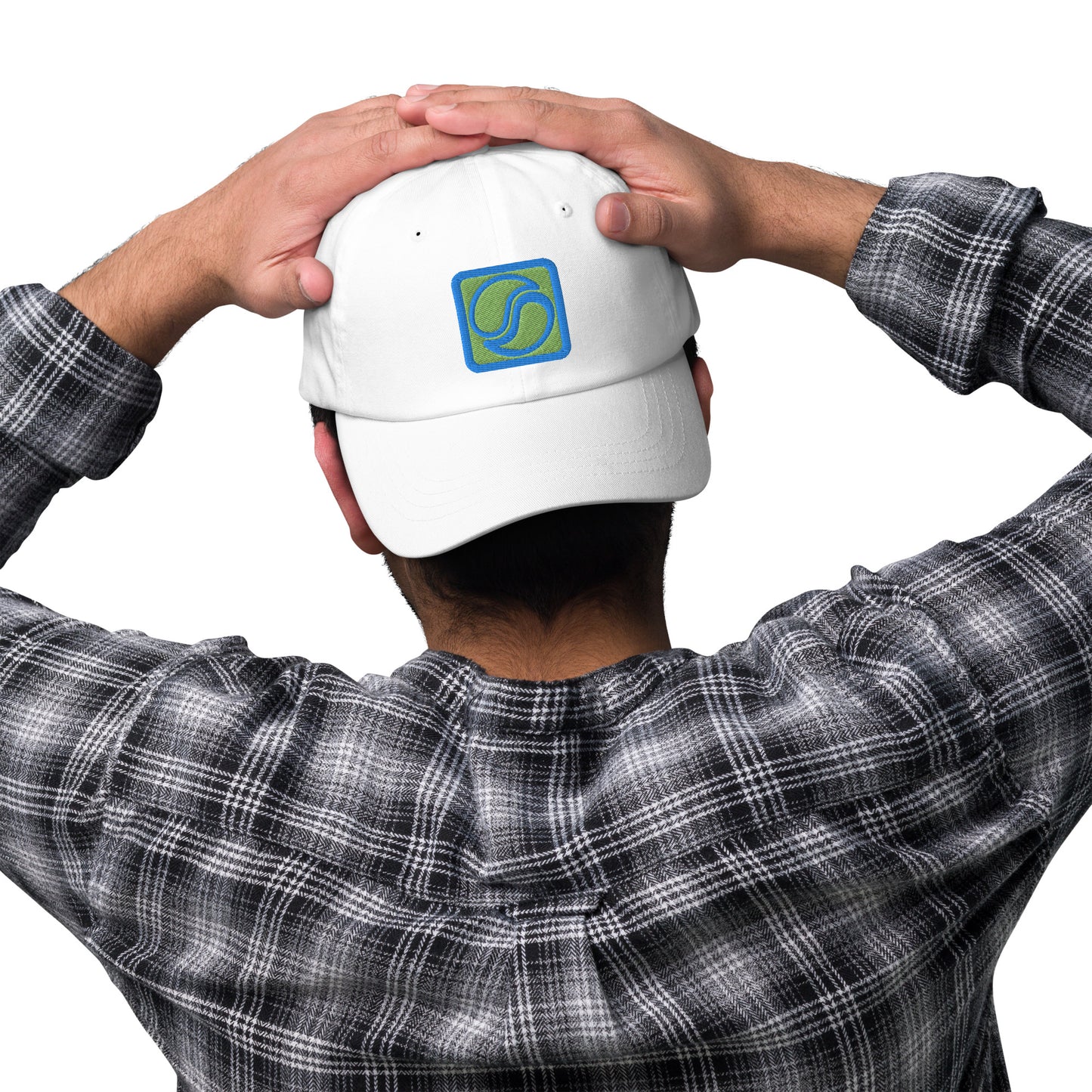 Blue 65 Cap White