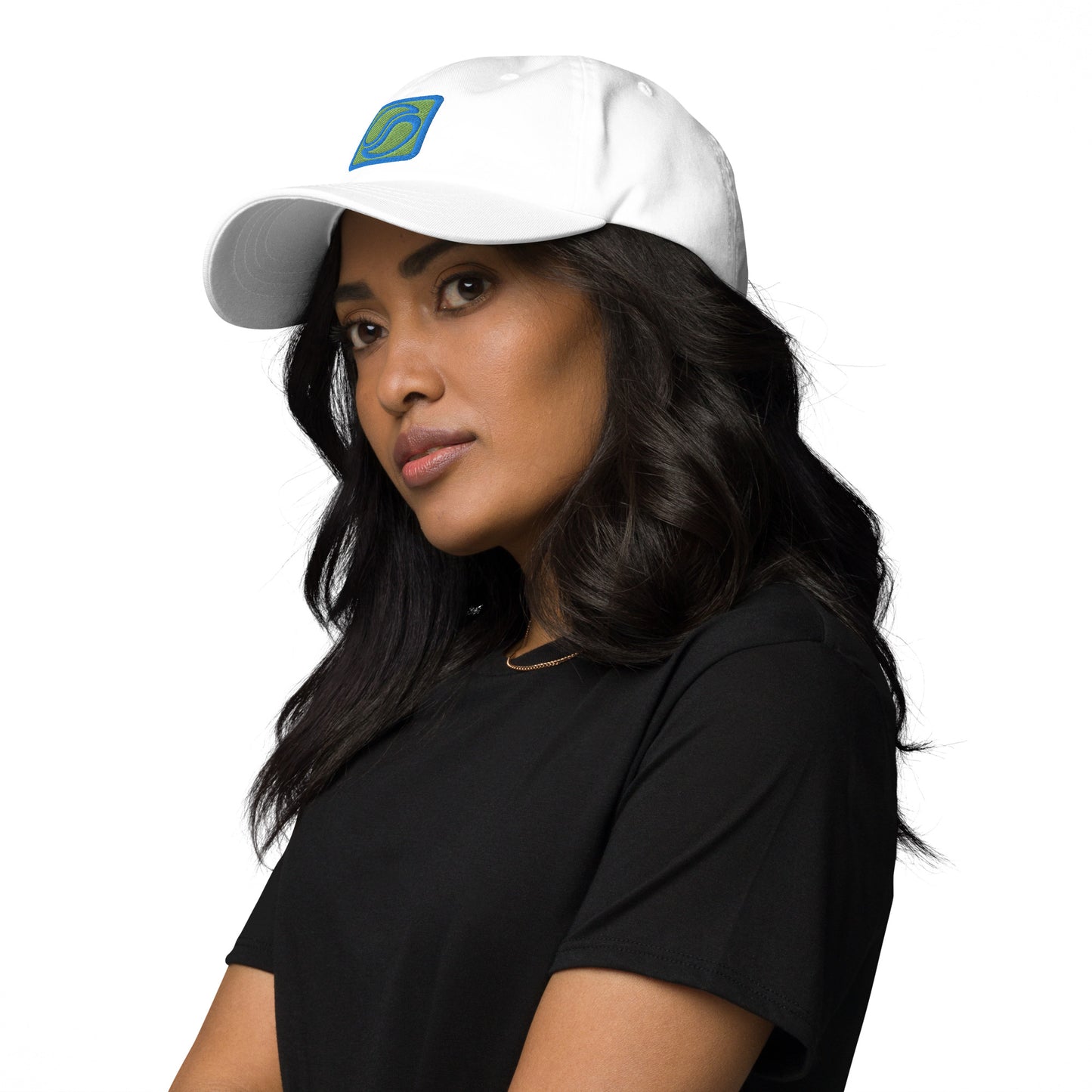Blue 65 Cap White