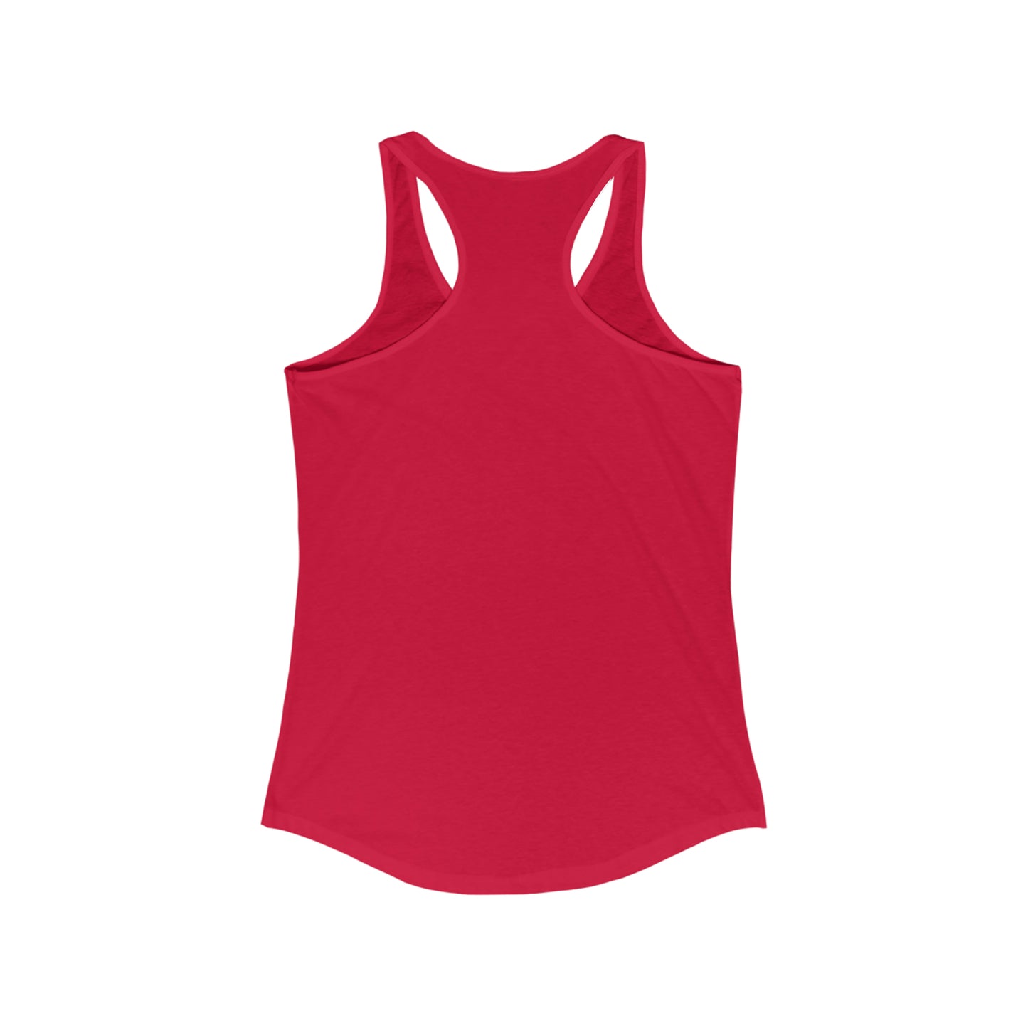 Women's Racerback Logo Tank Solid Red