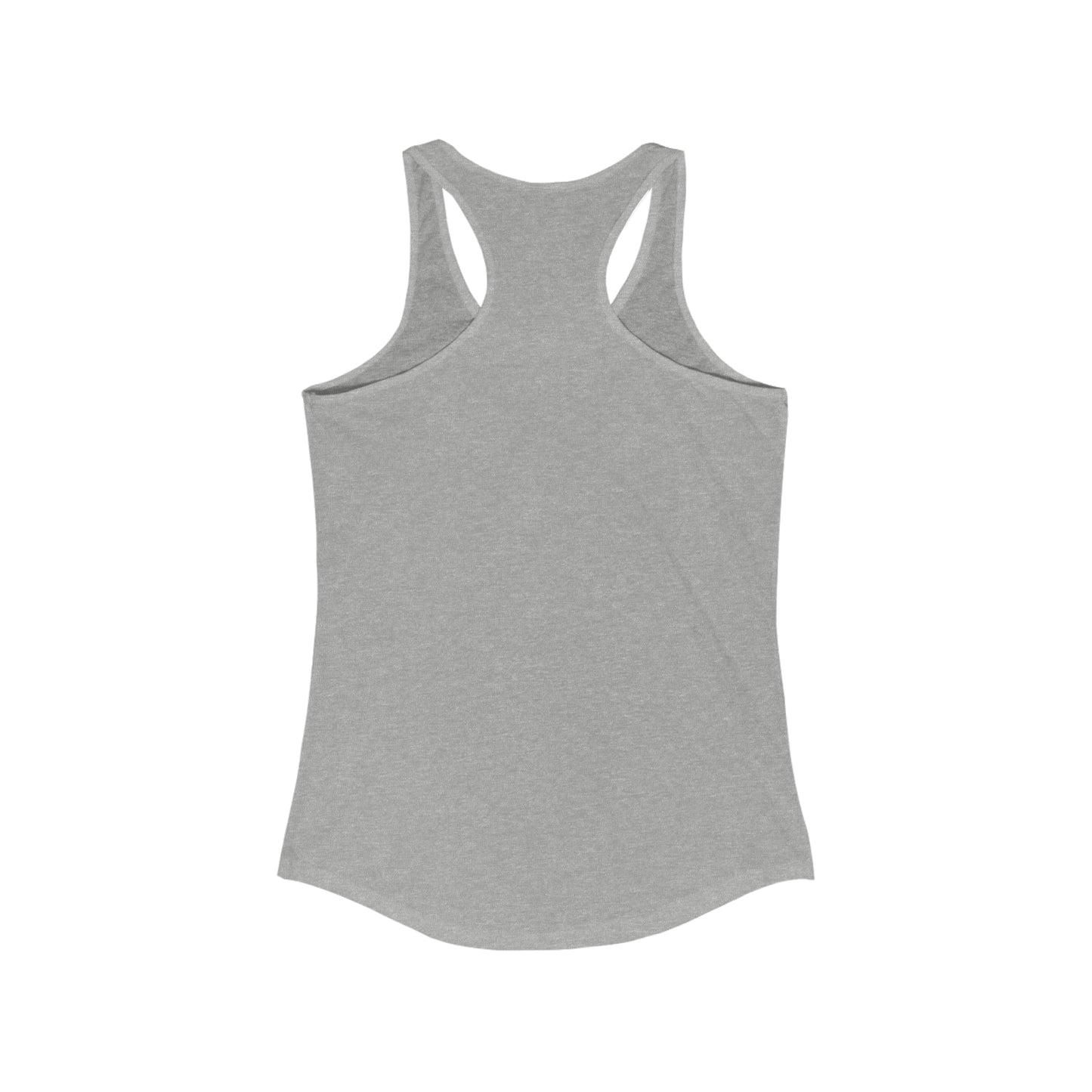 Women's Racerback Logo Tank Heather Grey