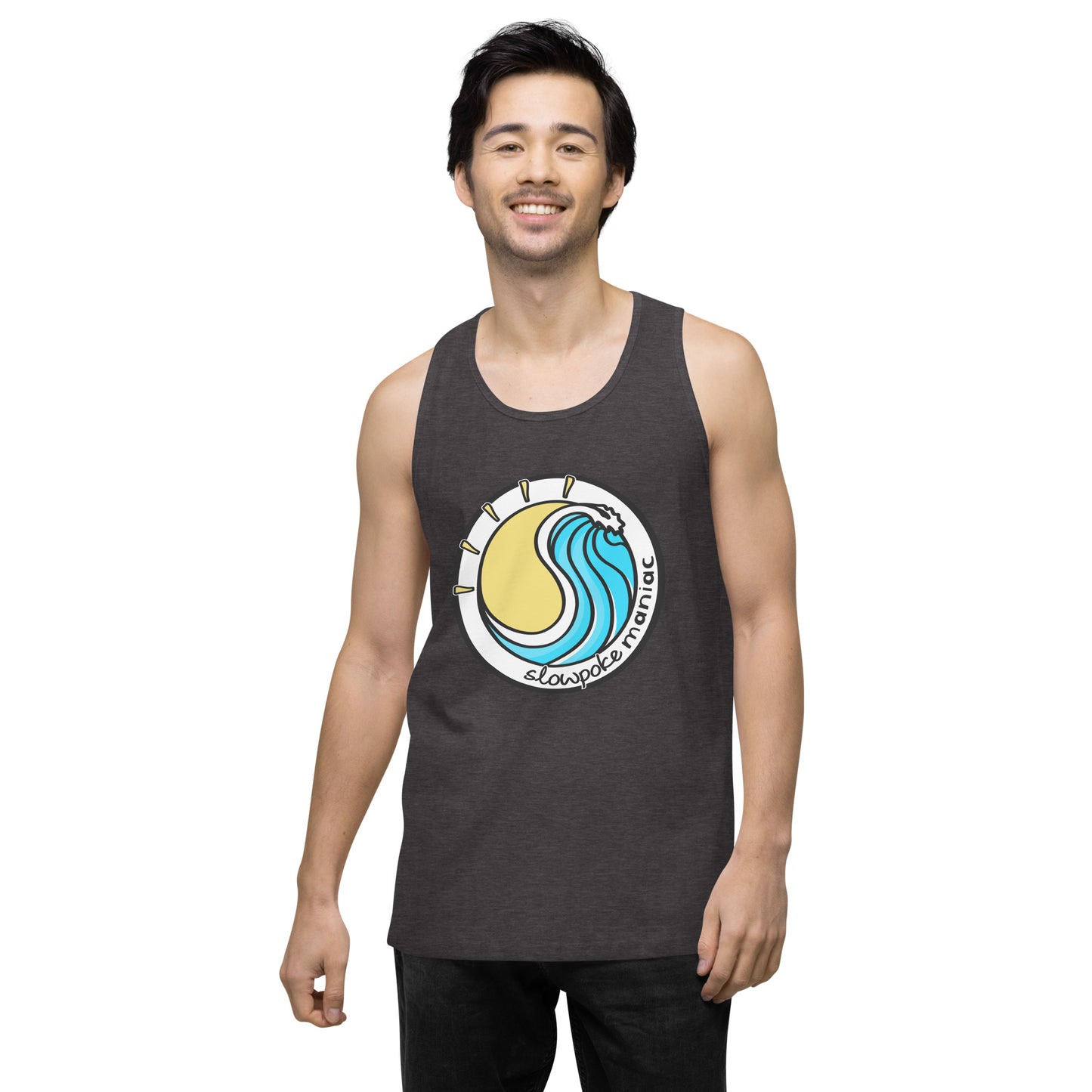 BeachLife Tank Charcoal Heather
