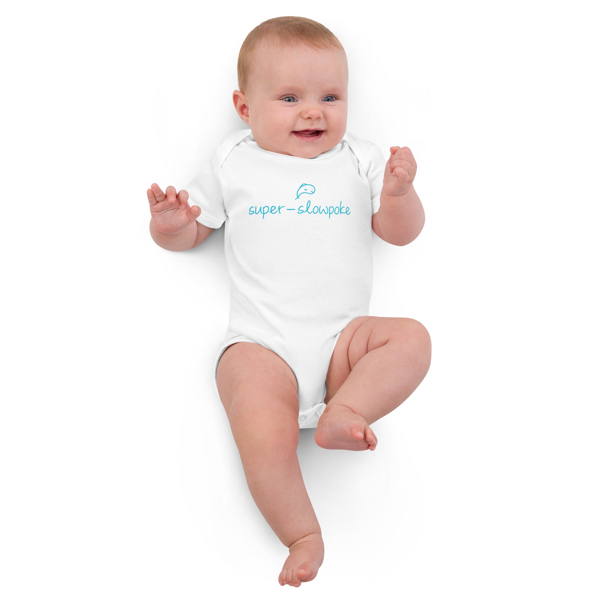 Super-Slowpoke Onesie White