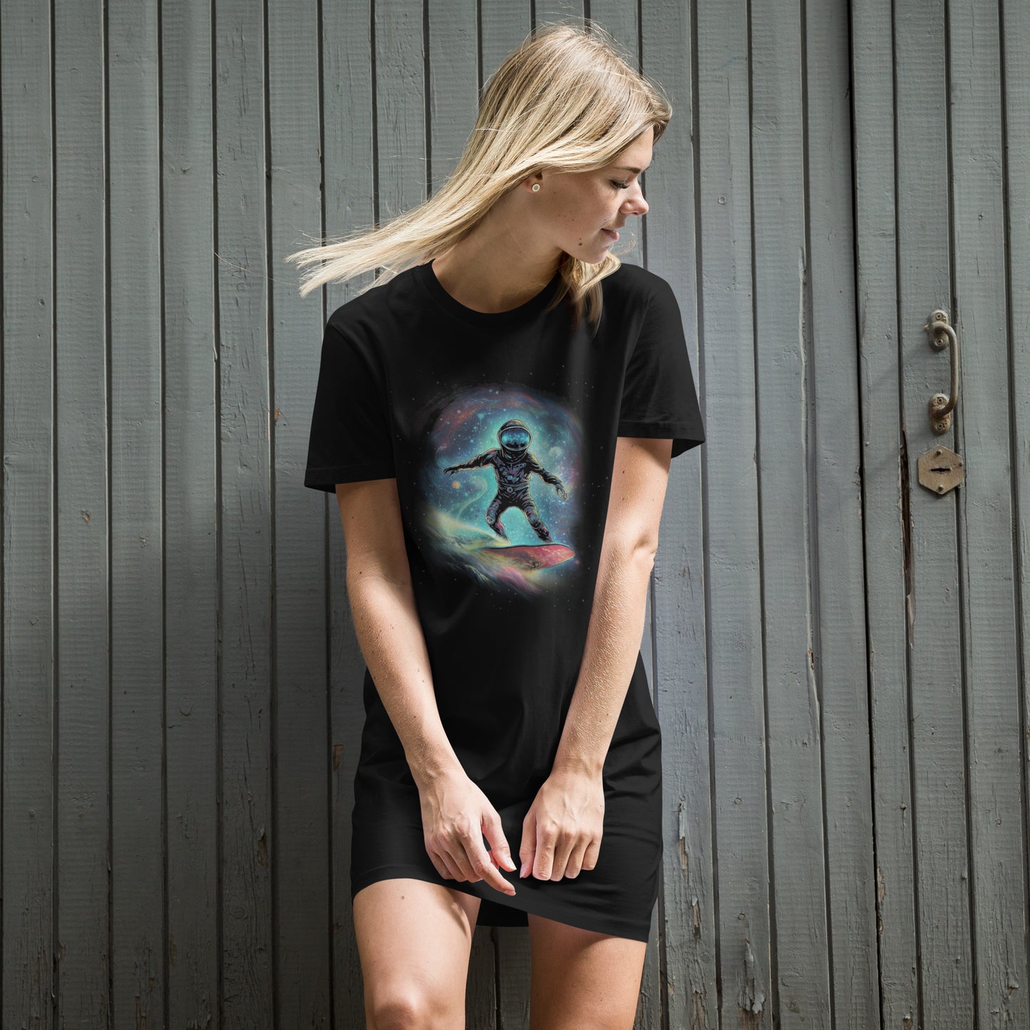 Milky Wave T-shirt Dress