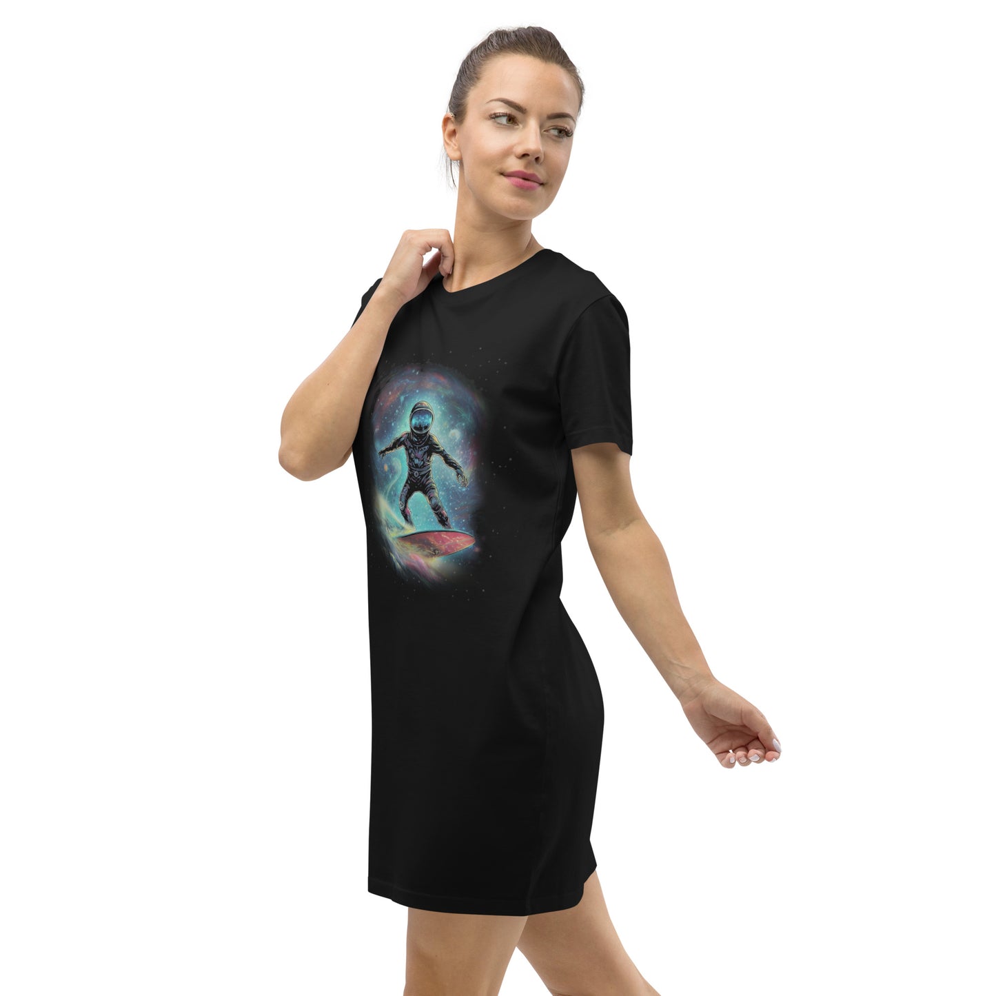 Milky Wave T-shirt Dress