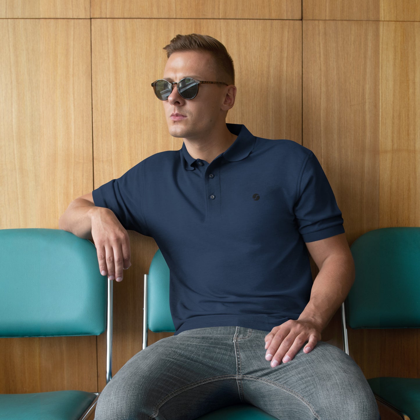 The Employee Polo Navy