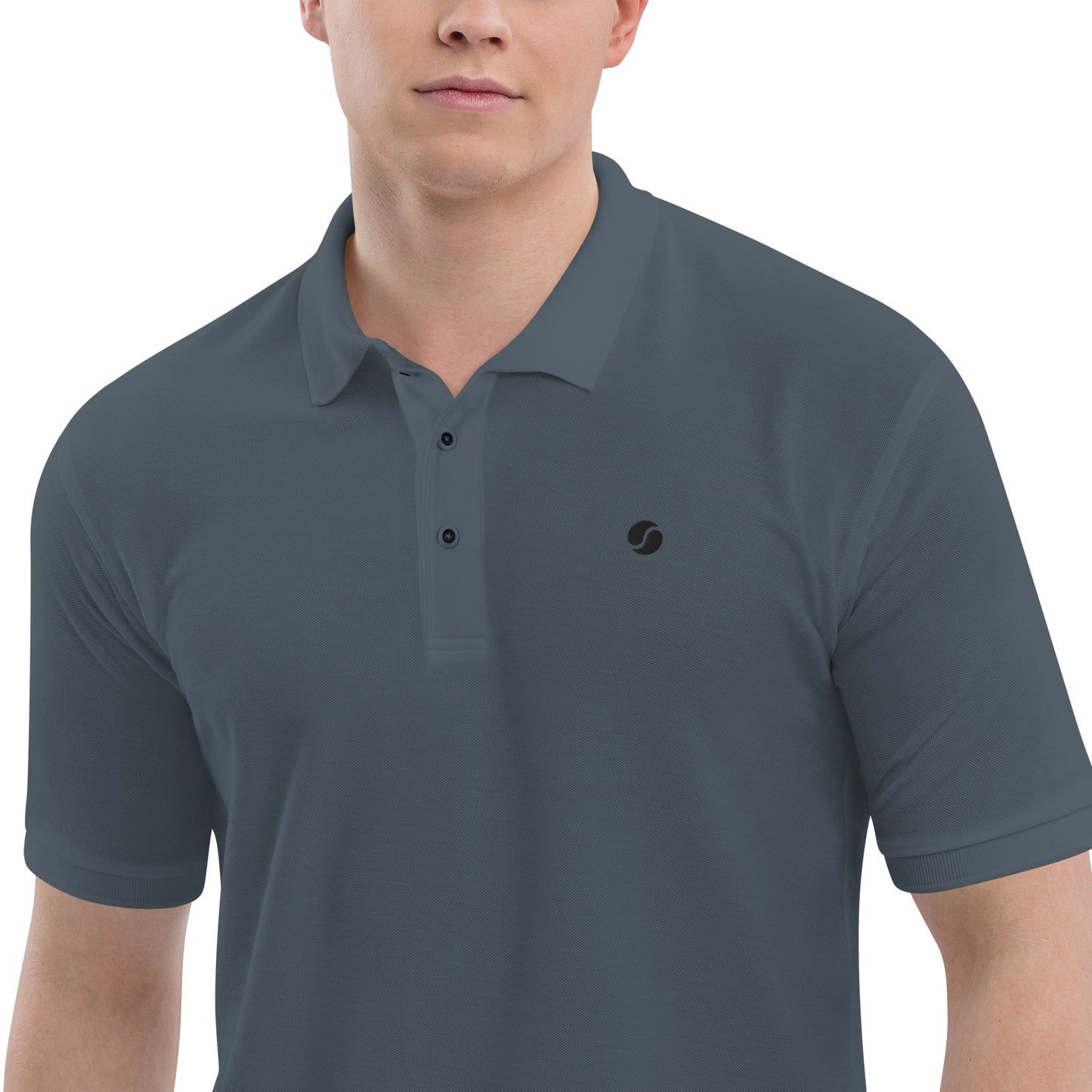 The Employee Polo Steel Grey