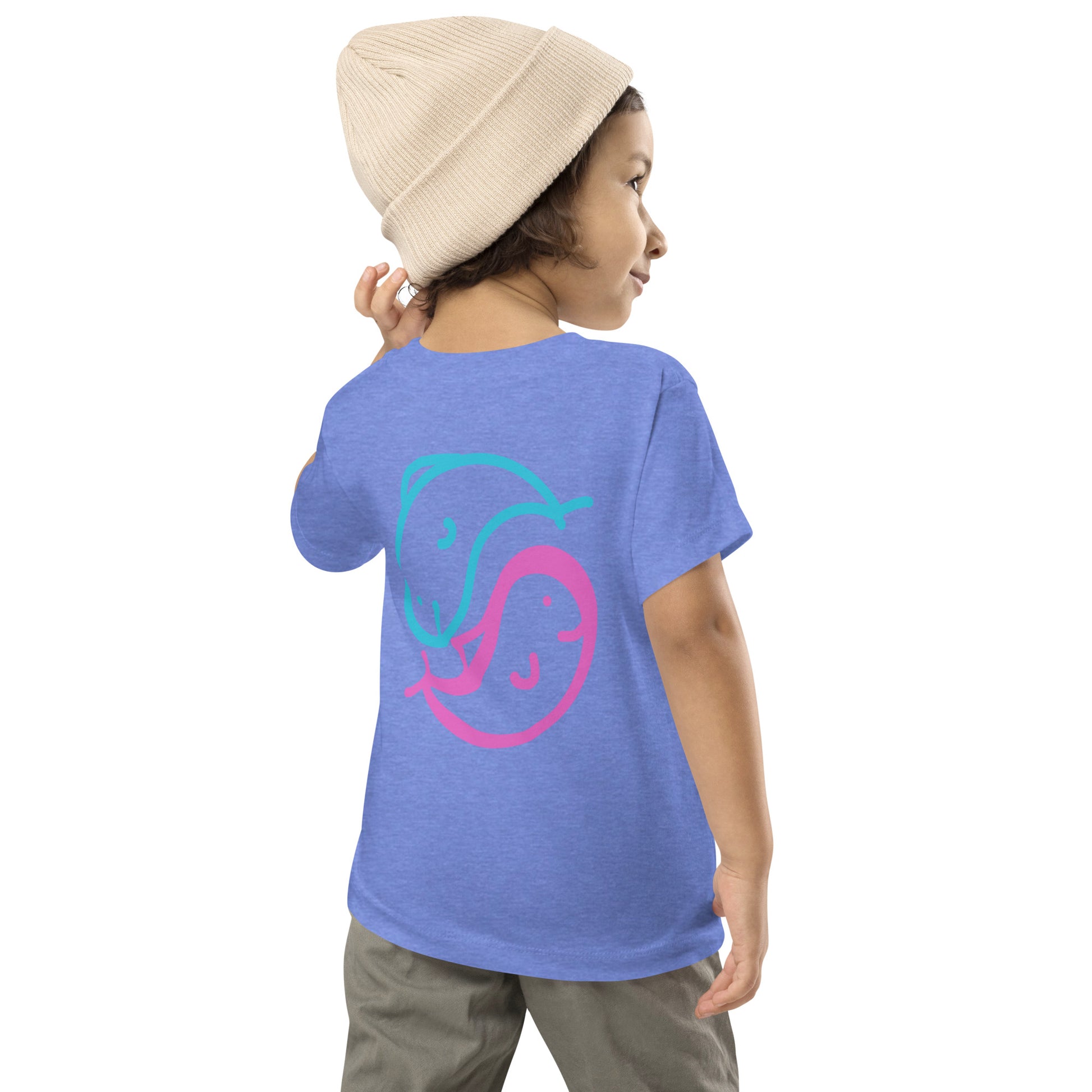 Mini-Maniac Tee Heather Columbia Blue