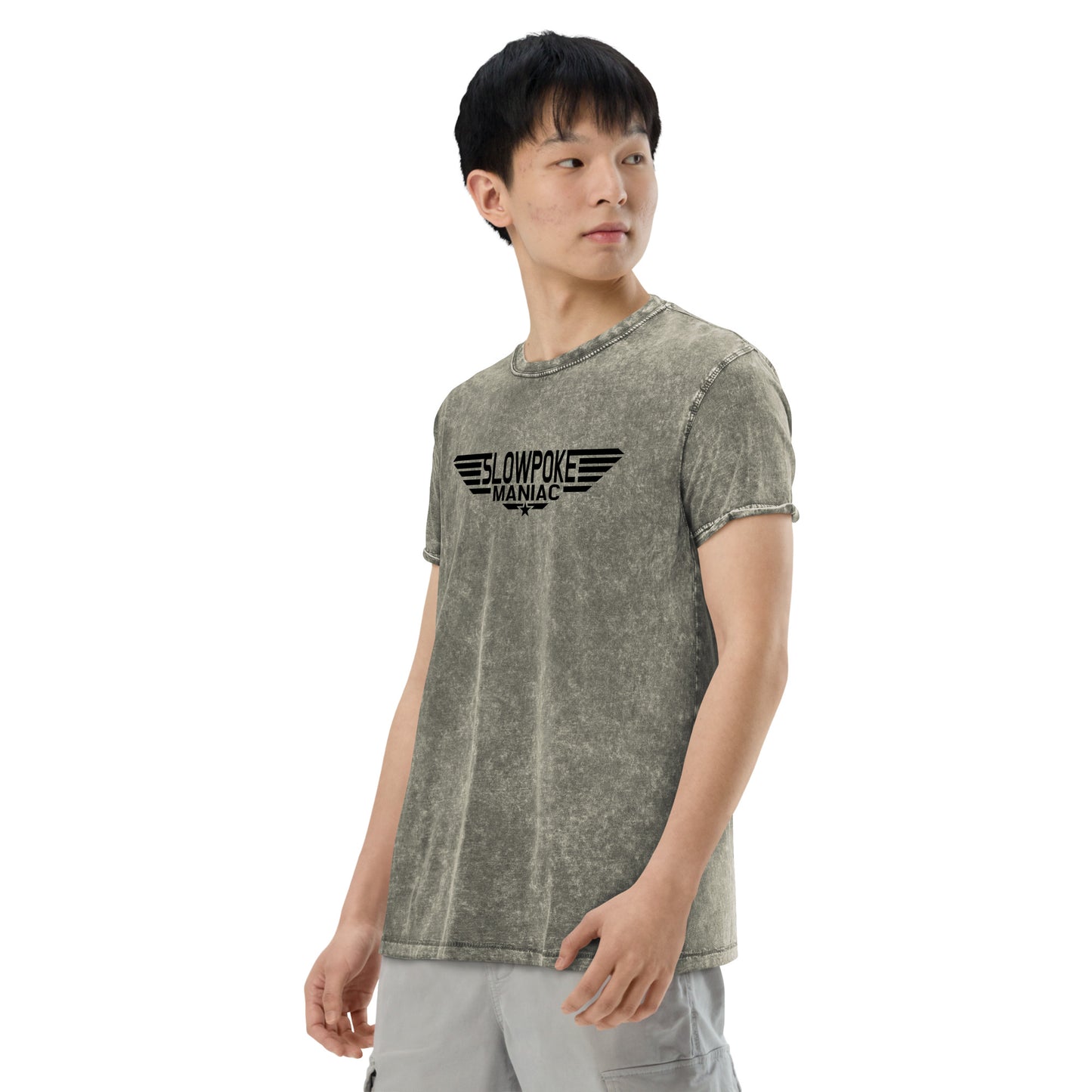 Denim Wings Tee Dark Army Green