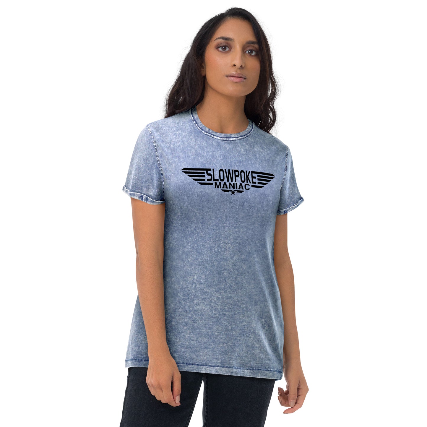 Denim Wings Tee Denim Blue