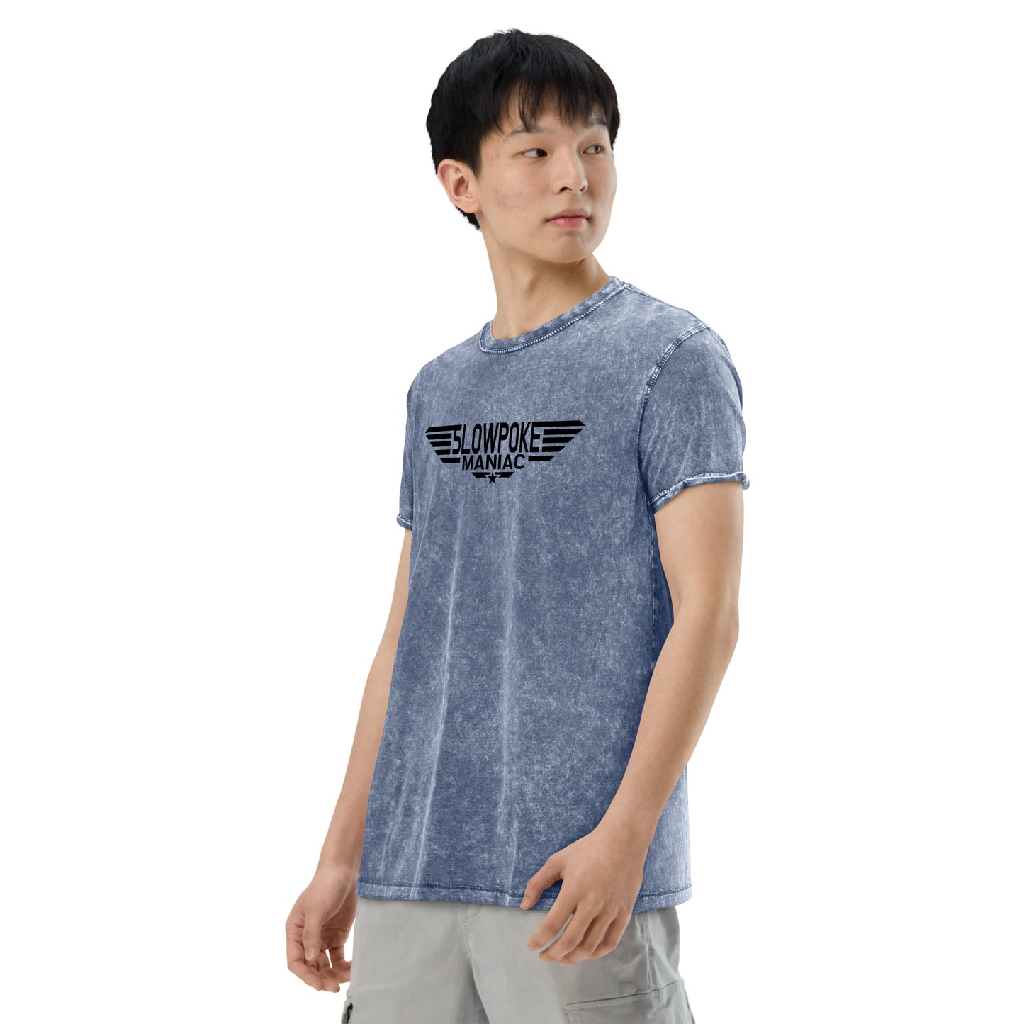 Denim Wings Tee Denim Blue