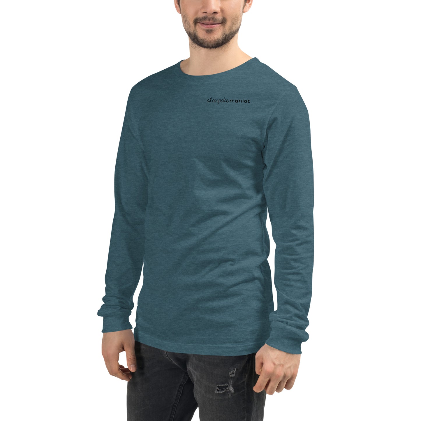 VanLife Long-Sleeve Tee Heather Deep Teal
