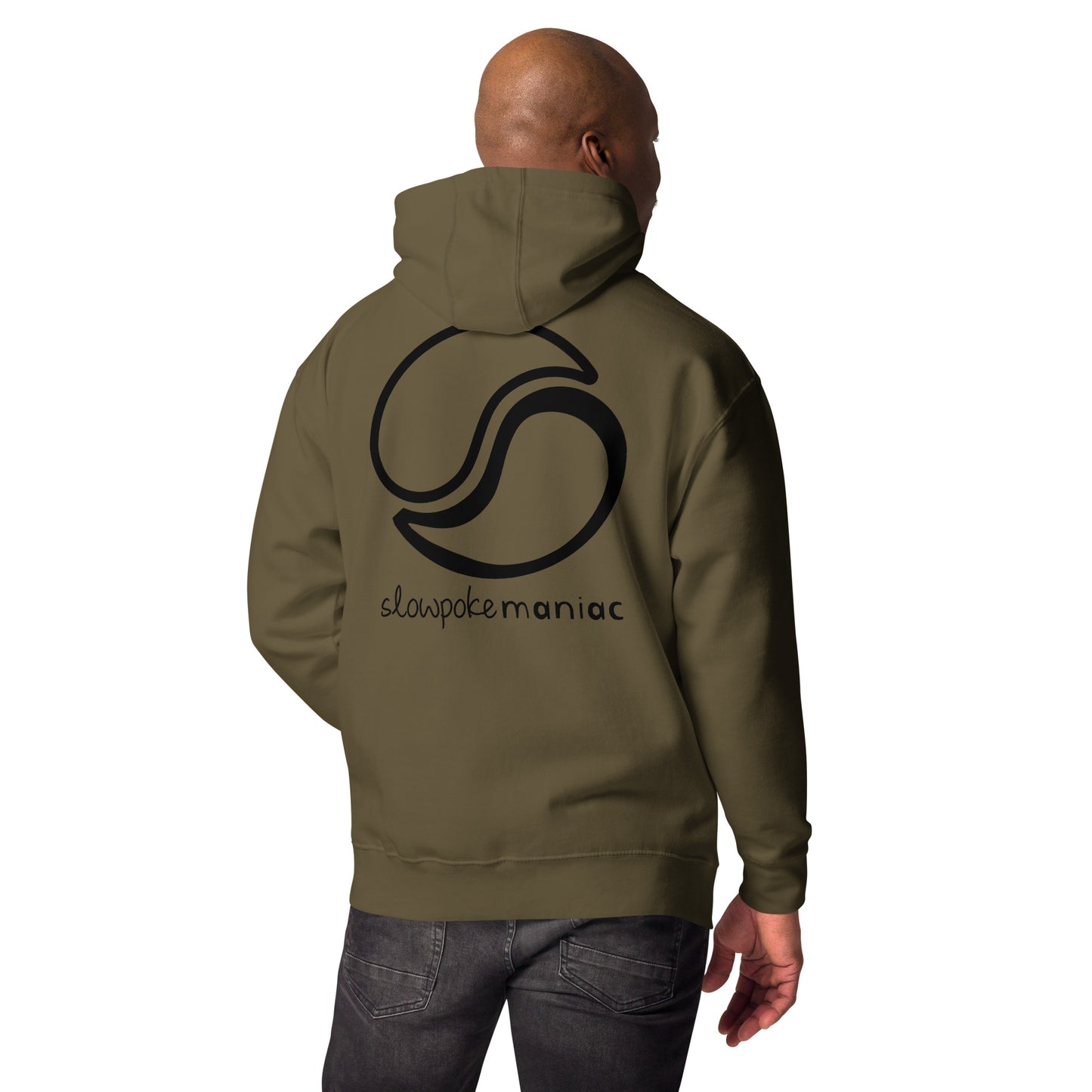 "Basic Stitch" Hoodie Military Green