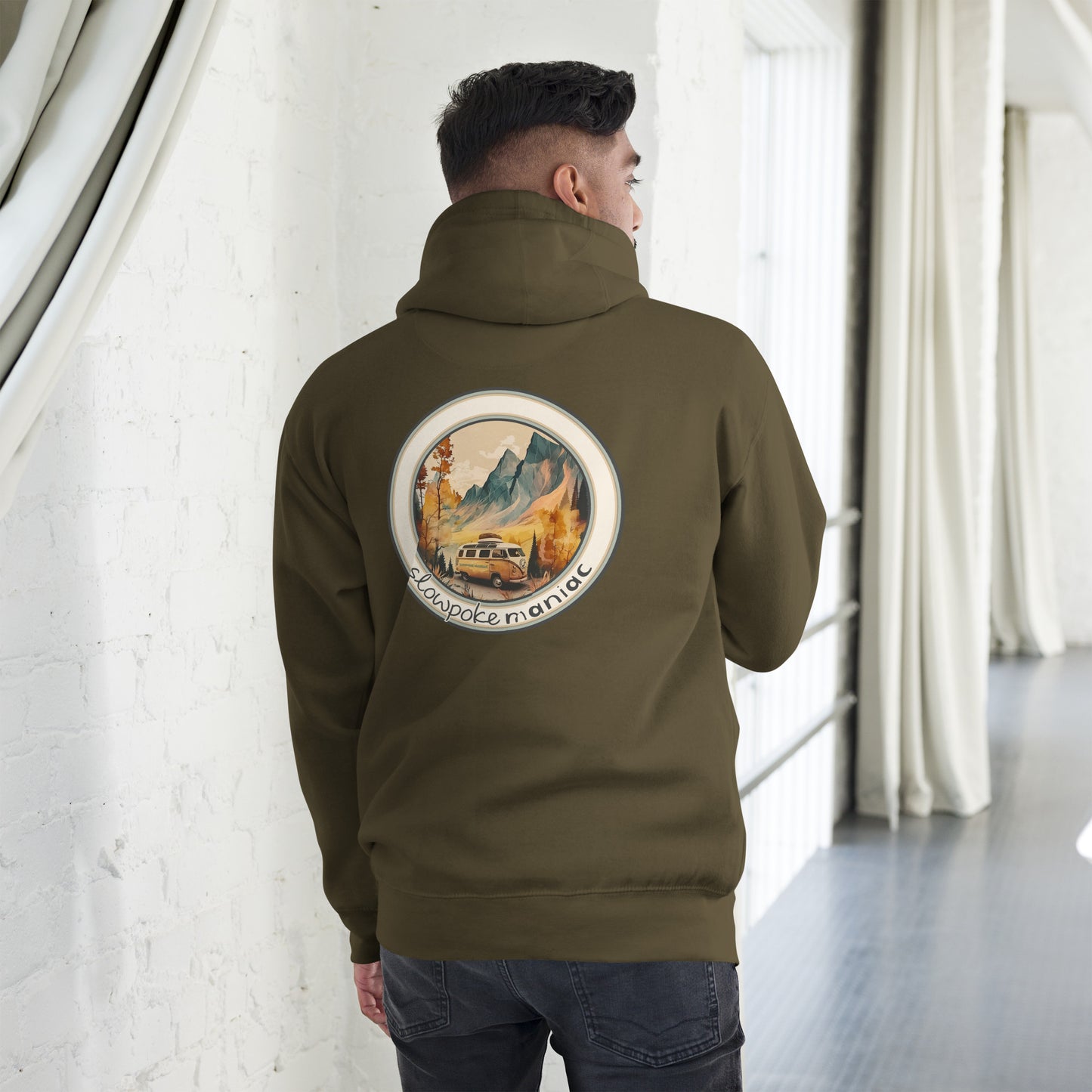 VanLife Nomad Hoodie Military Green