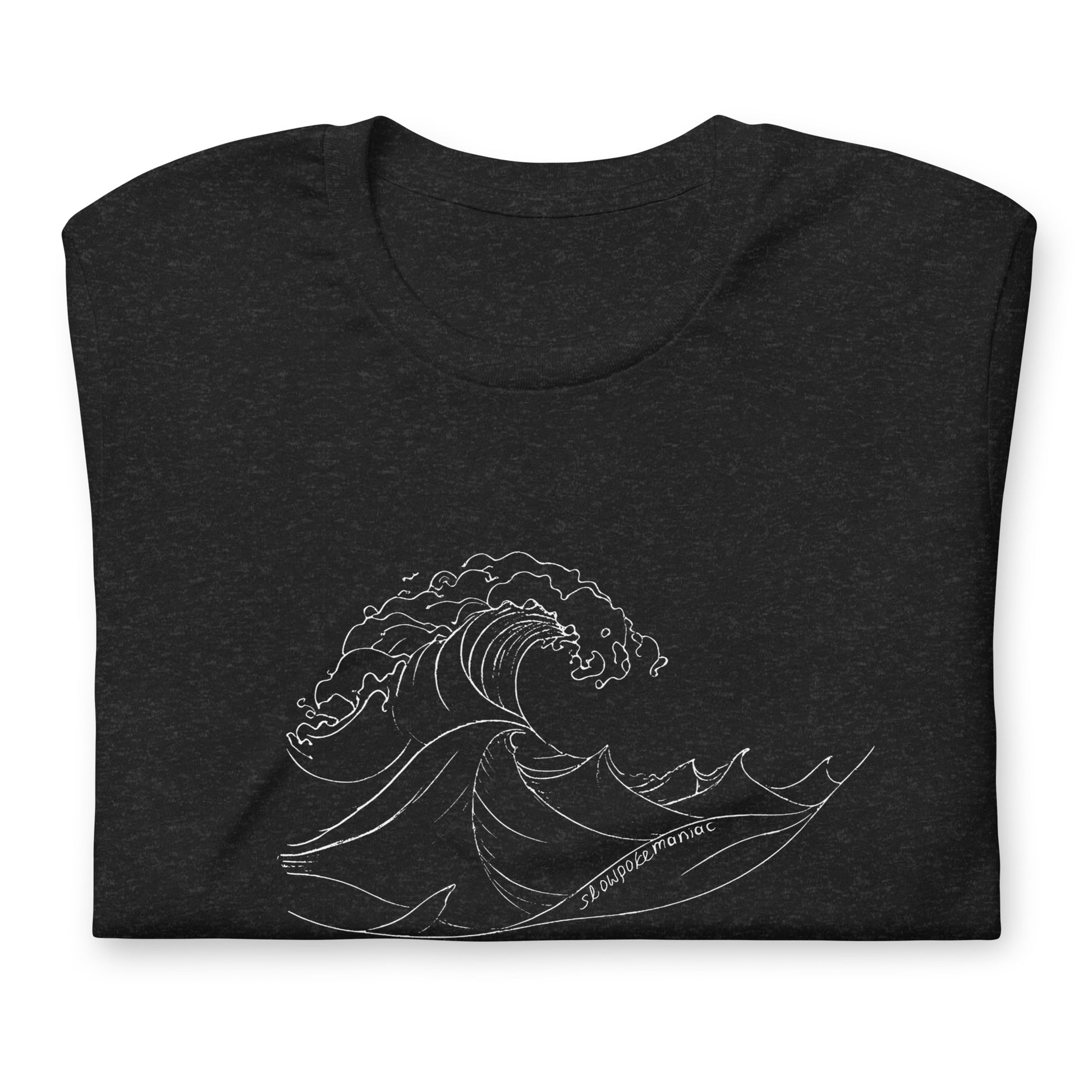 One Wave Tee Black Heather
