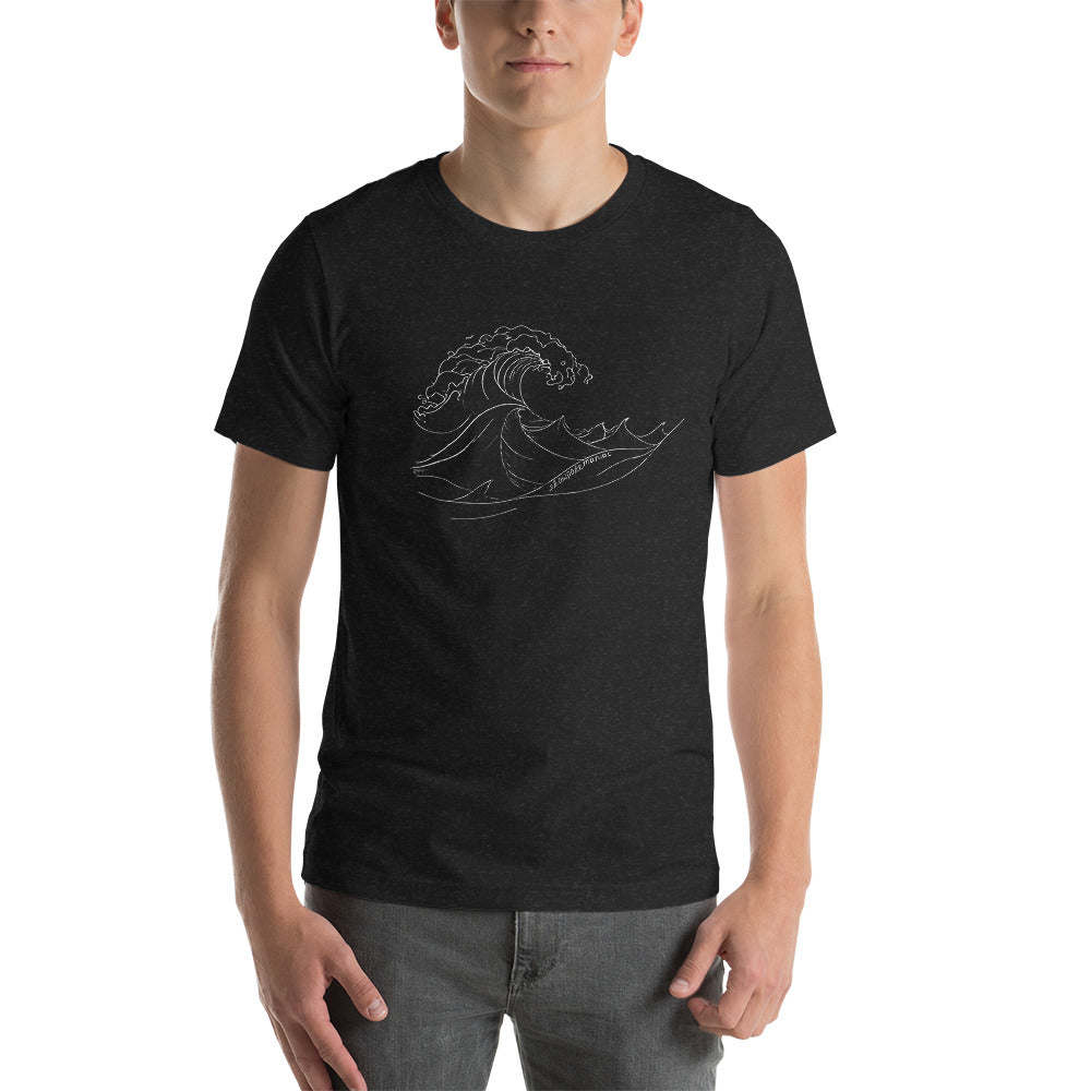 One Wave Tee Black Heather