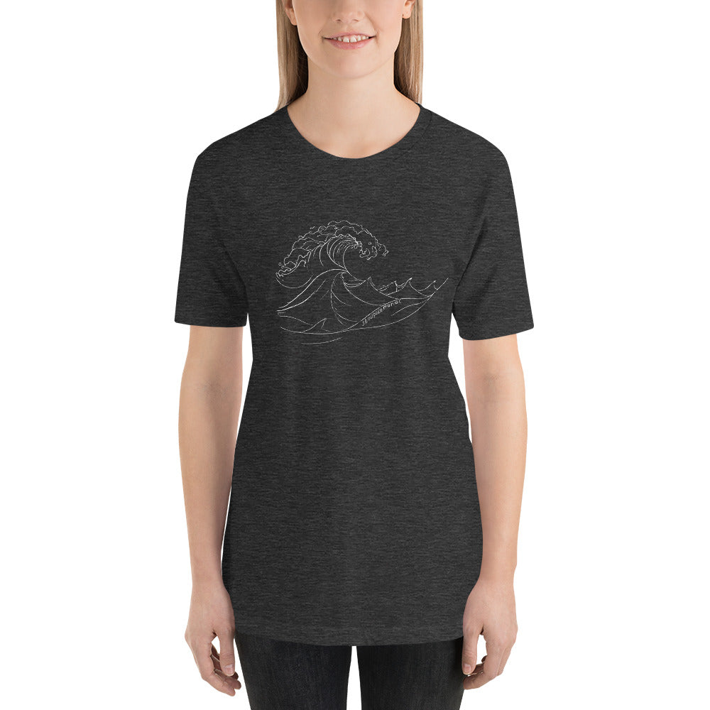 One Wave Tee Dark Grey Heather