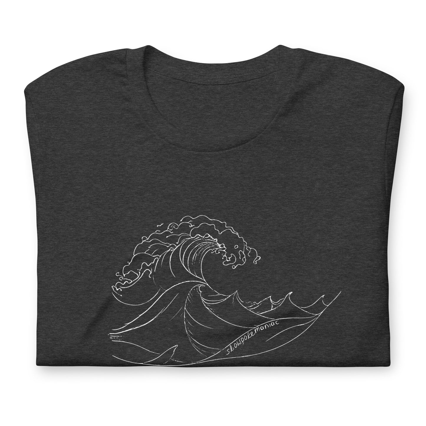 One Wave Tee Dark Grey Heather