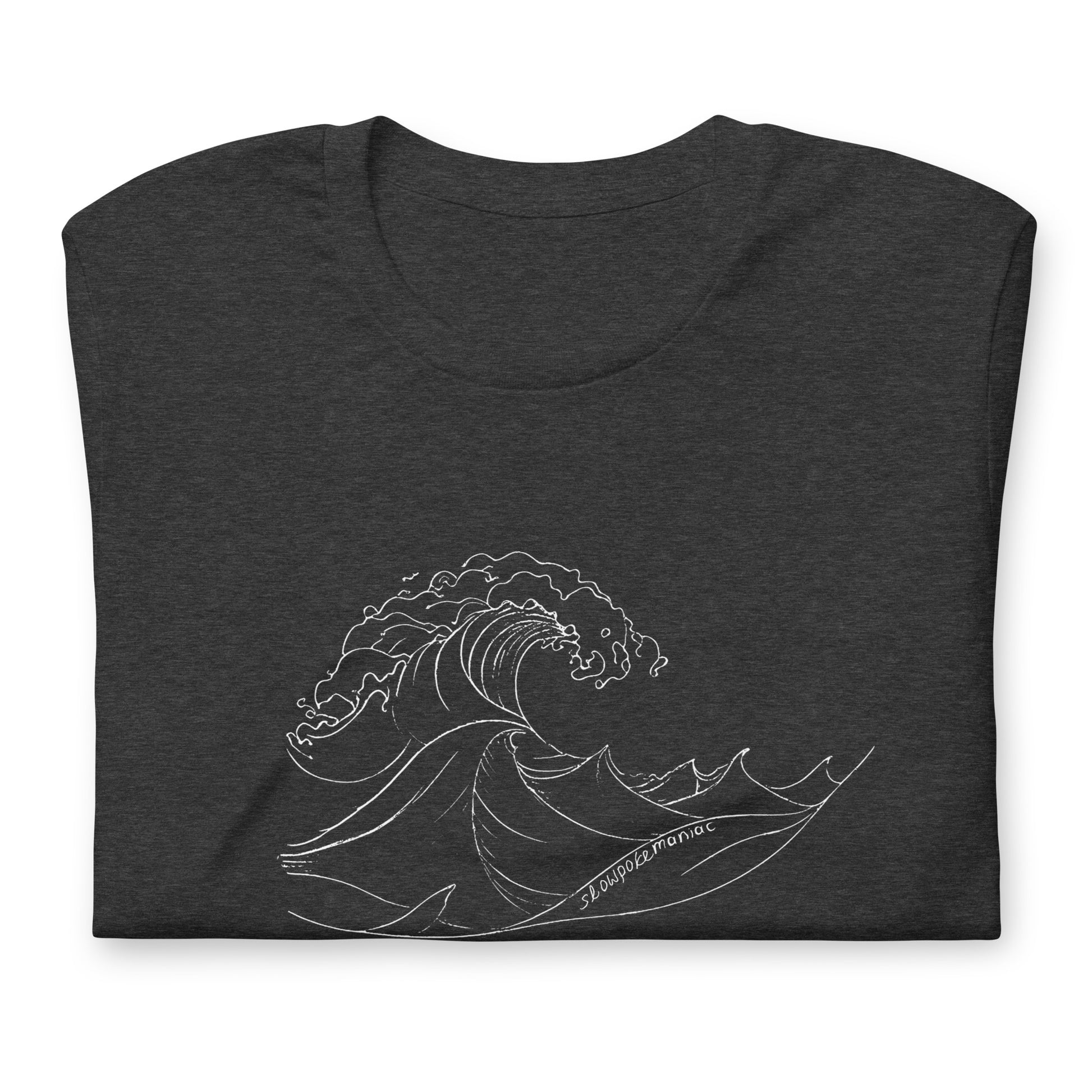 One Wave Tee Dark Grey Heather