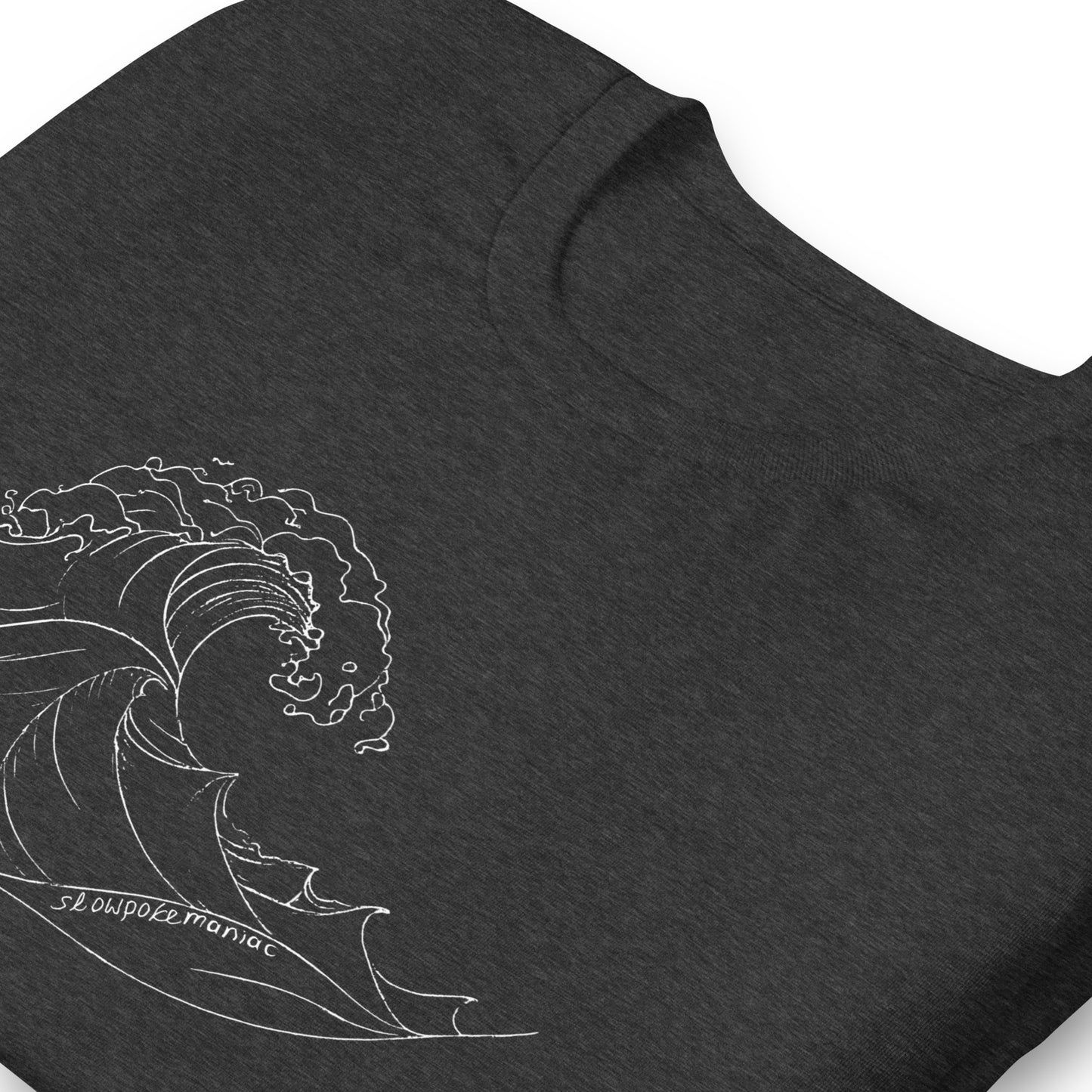 One Wave Tee Dark Grey Heather