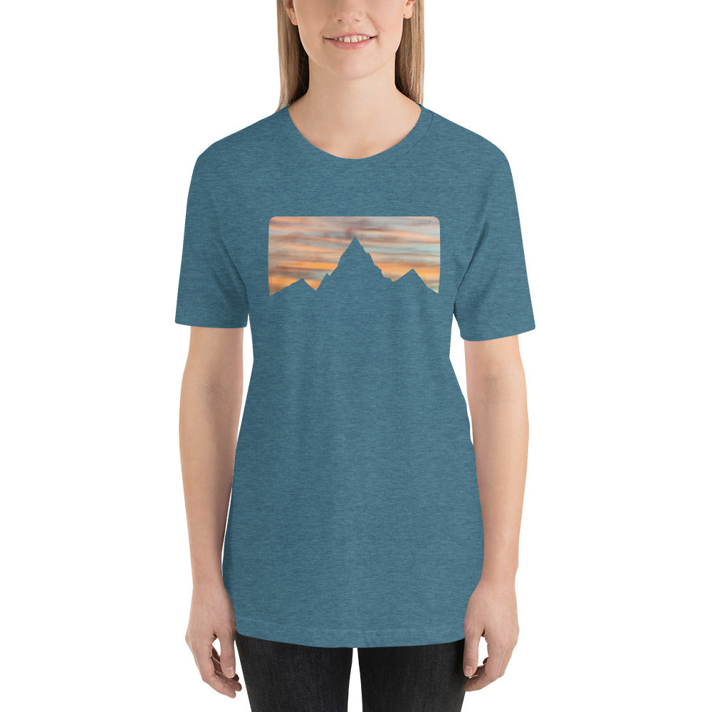 Skyline Tee Heather Deep Teal