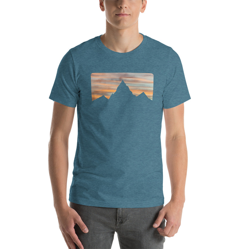 Skyline Tee Heather Deep Teal