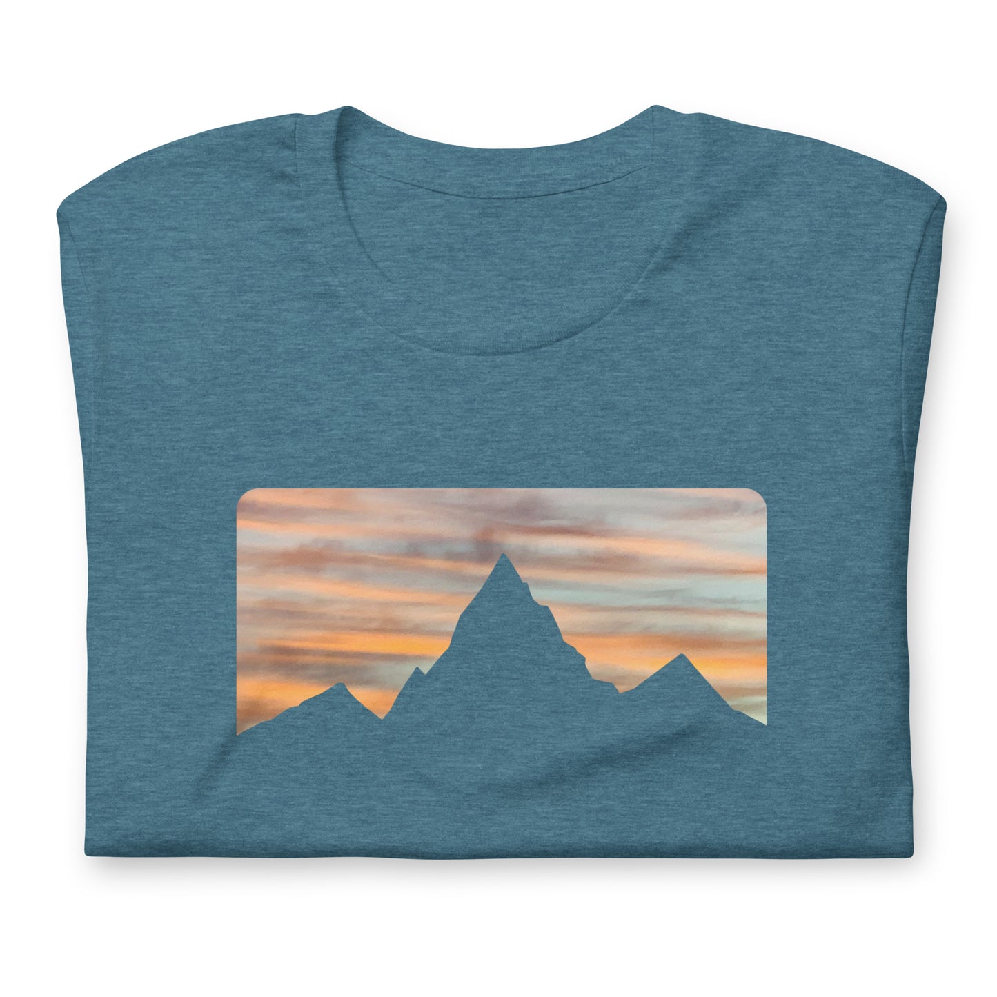 Skyline Tee Heather Deep Teal