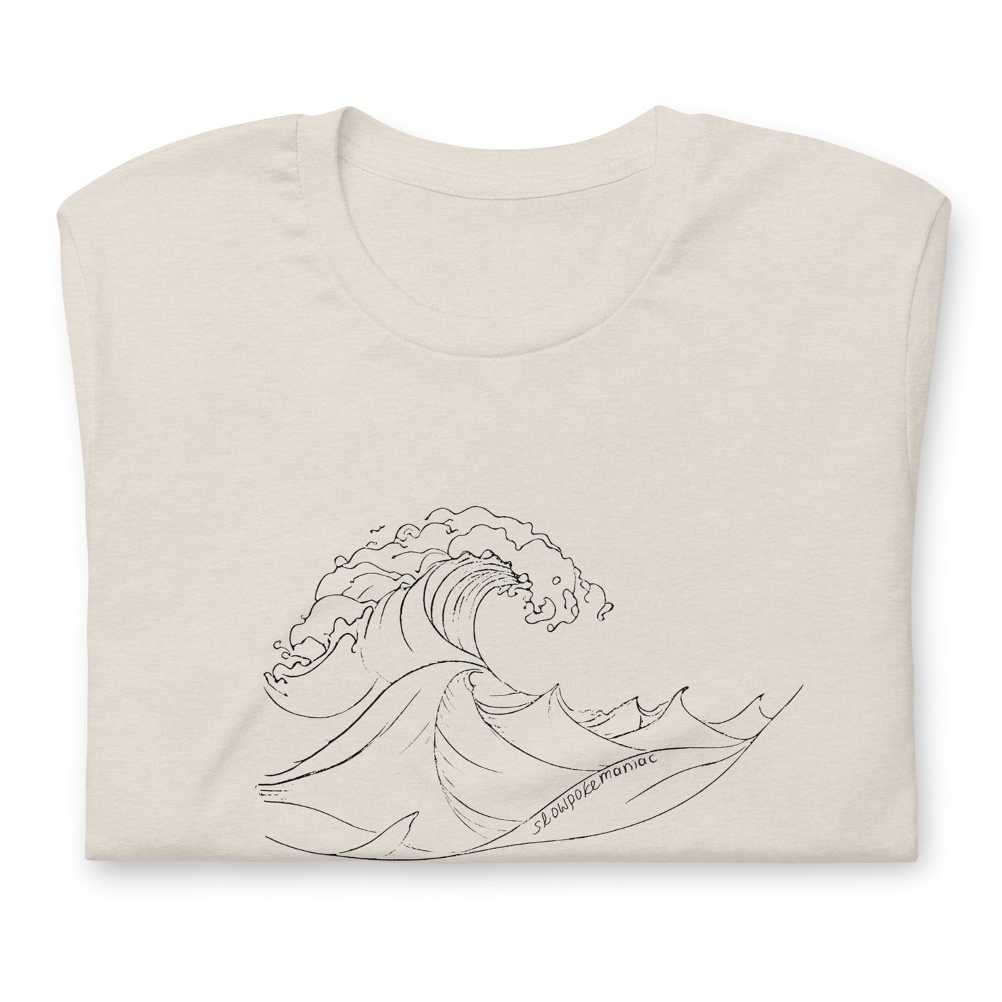 One Wave Tee Heather Dust