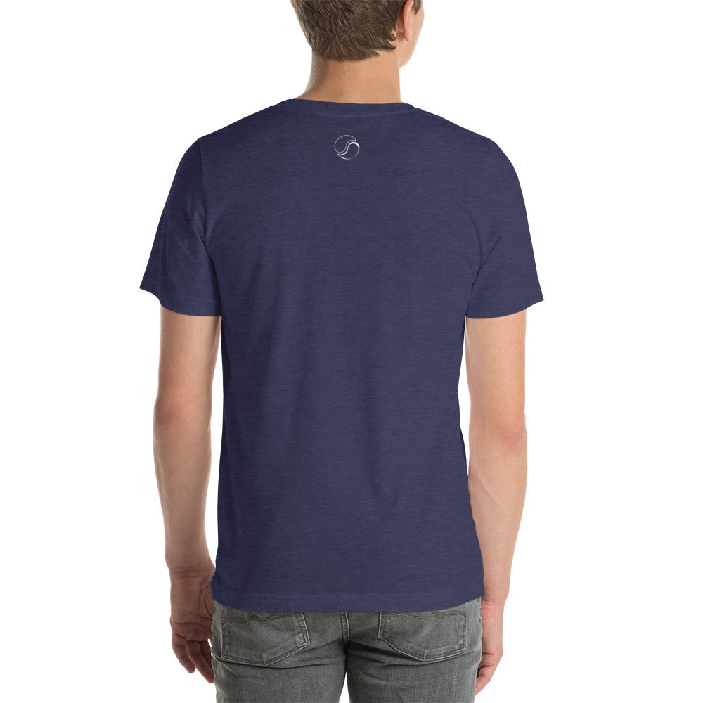 One Wave Tee Heather Midnight Navy