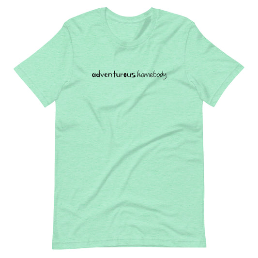 Adventurous Homebody Tee Heather Mint